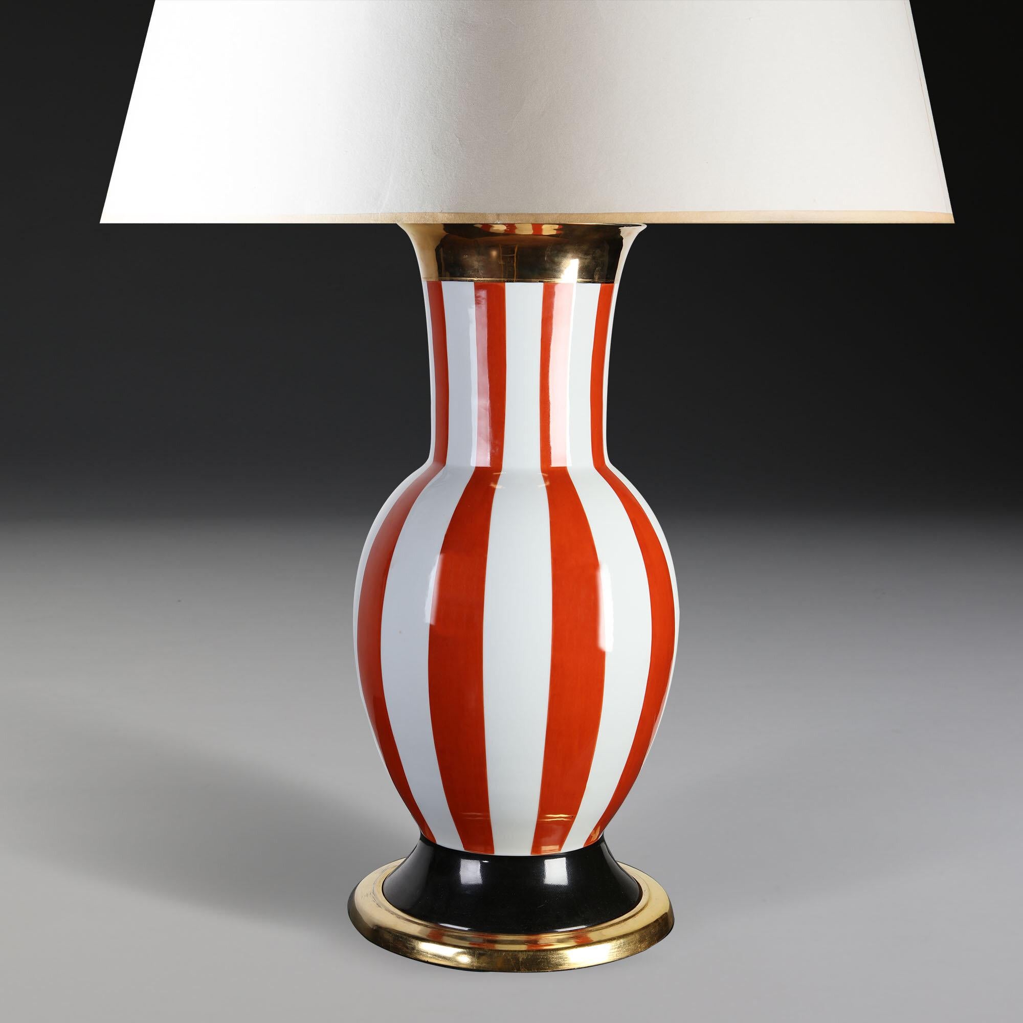 Modern Vintage Table Lamp in the Italian Carnival Style, Frédéric De Luca For Sale