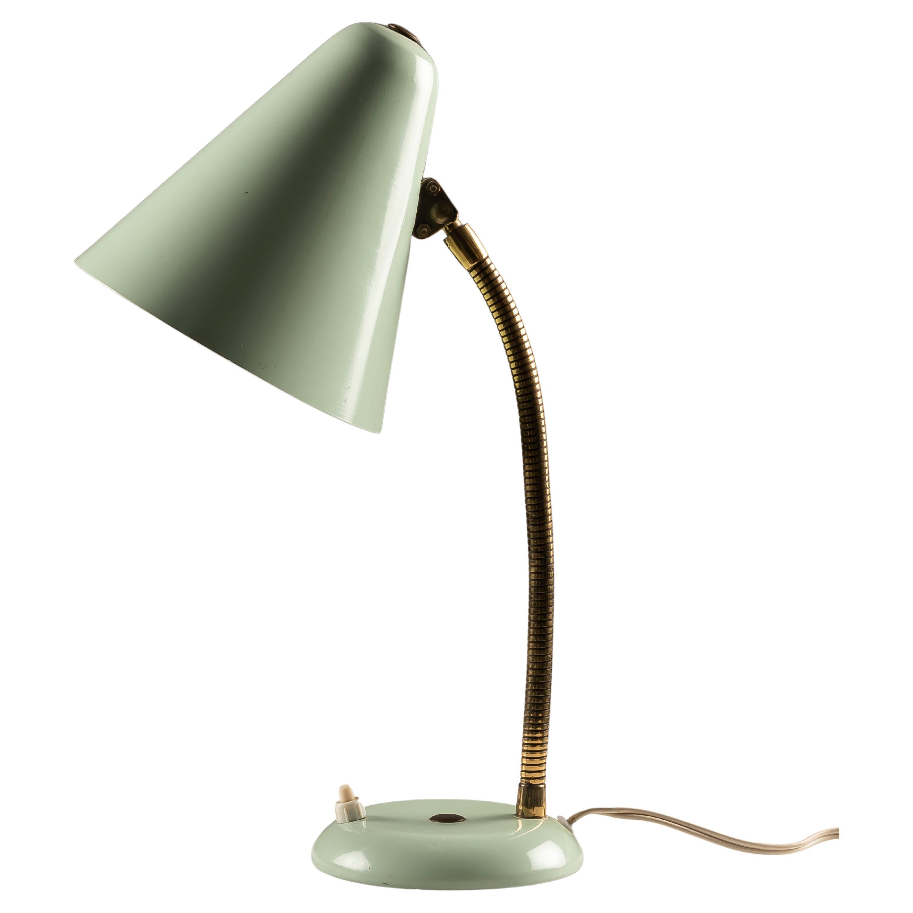 Lampada da tavolo vintage in stile Stilnovo anni '50