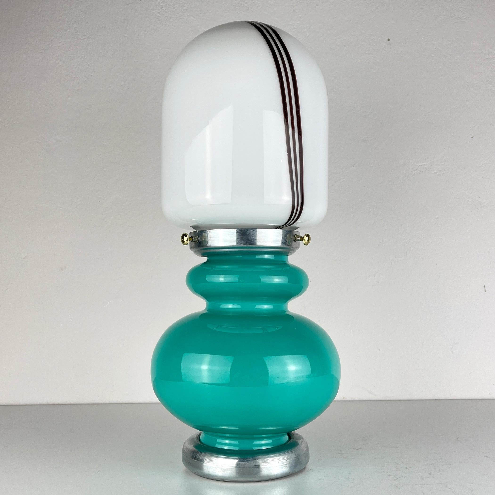 italien Lampe de table vintage Italie des années 1980 en vente