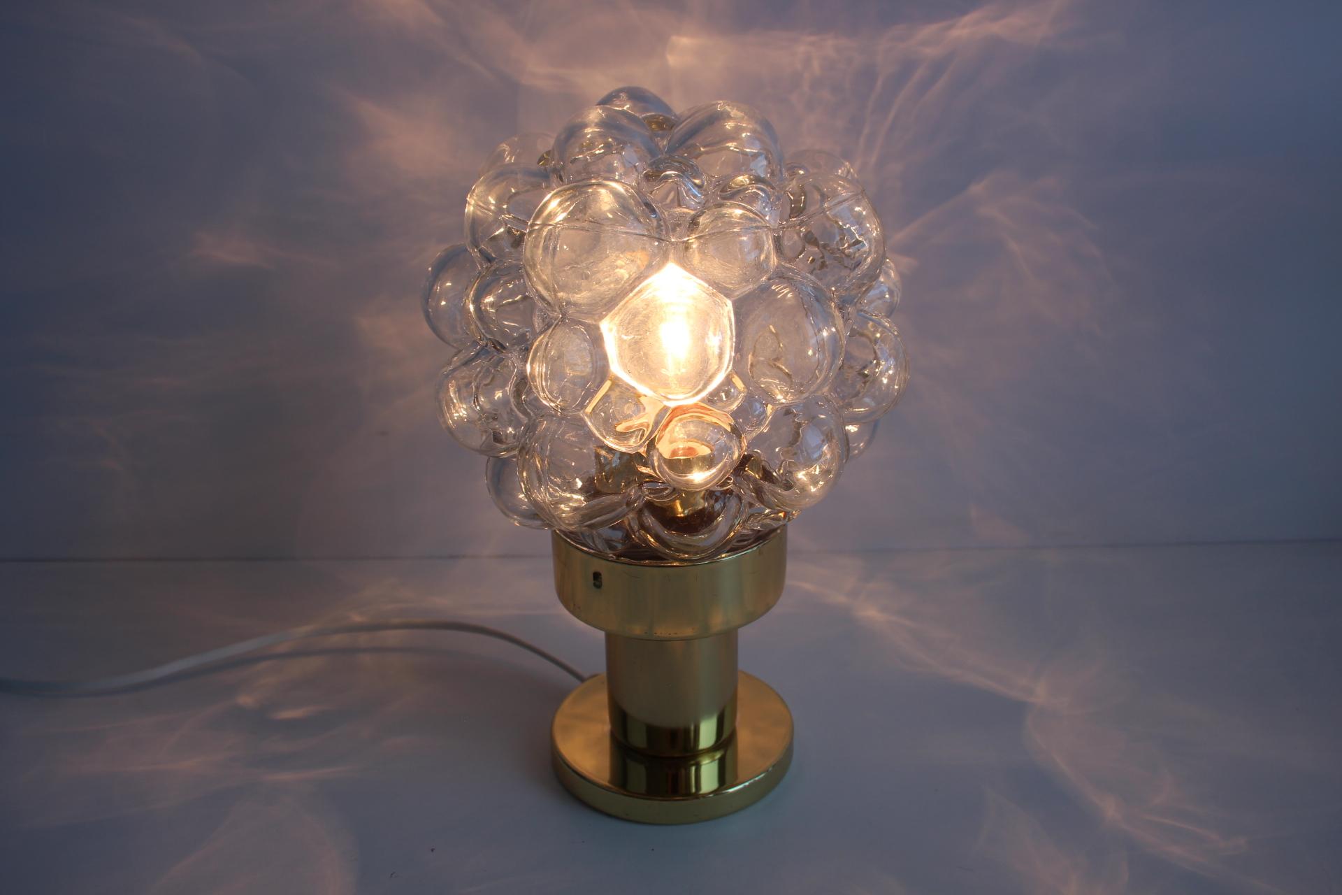 Vintage Table Lamp, Kamenicky Senov, 1960's. Latón en venta