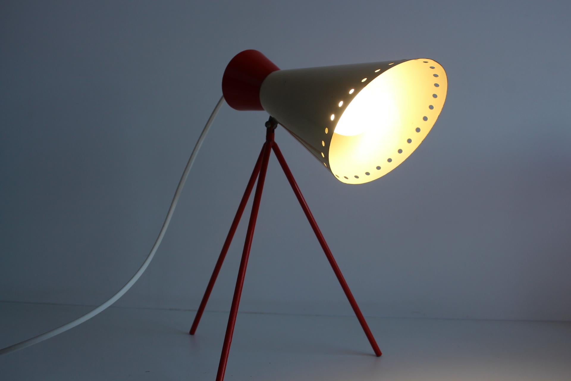 Vintage Table Lamp, model 1618/NAPAKO, Josef Hůrka, 1950's. For Sale 9