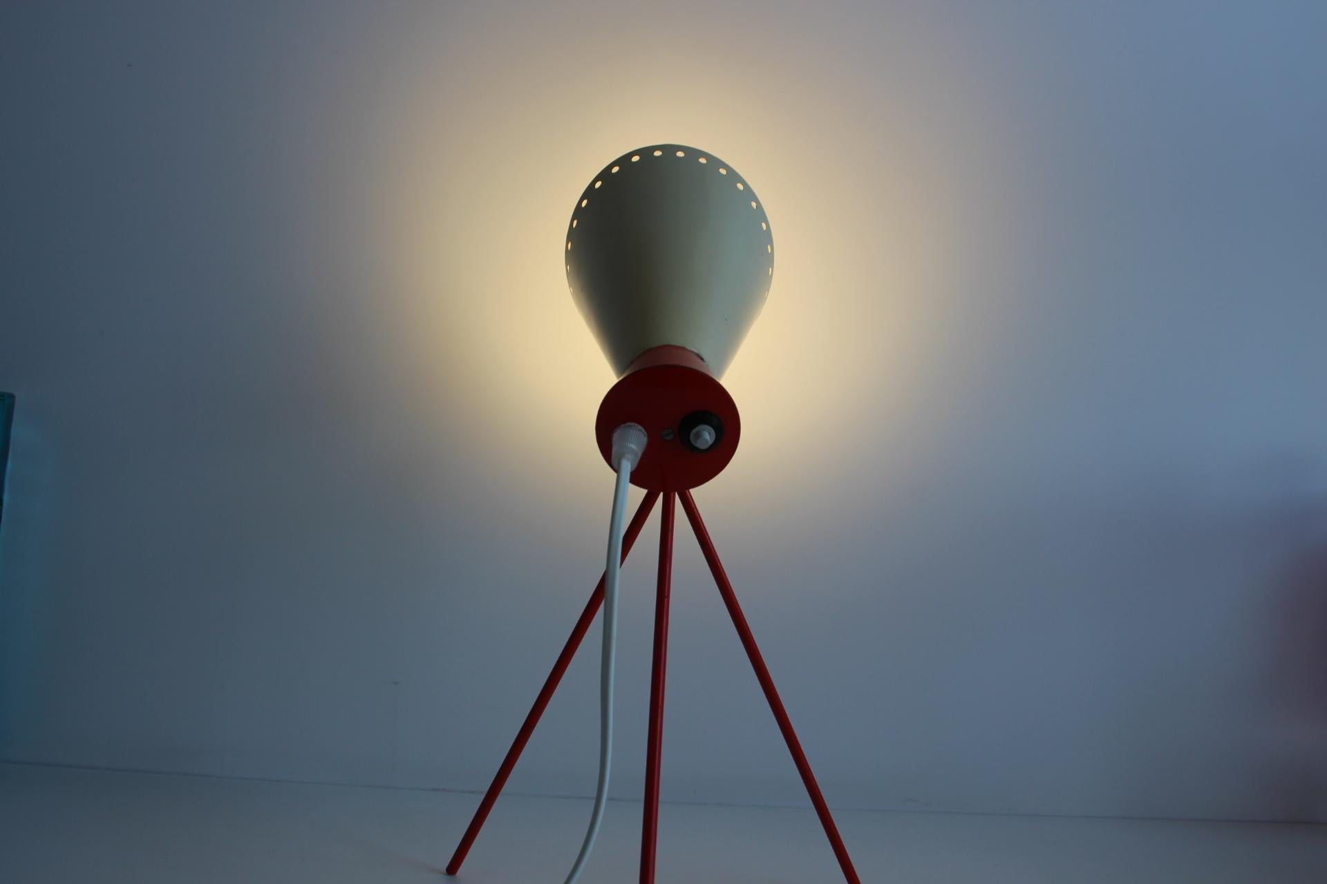 Vintage Table Lamp, model 1618/NAPAKO, Josef Hůrka, 1950's. For Sale 11