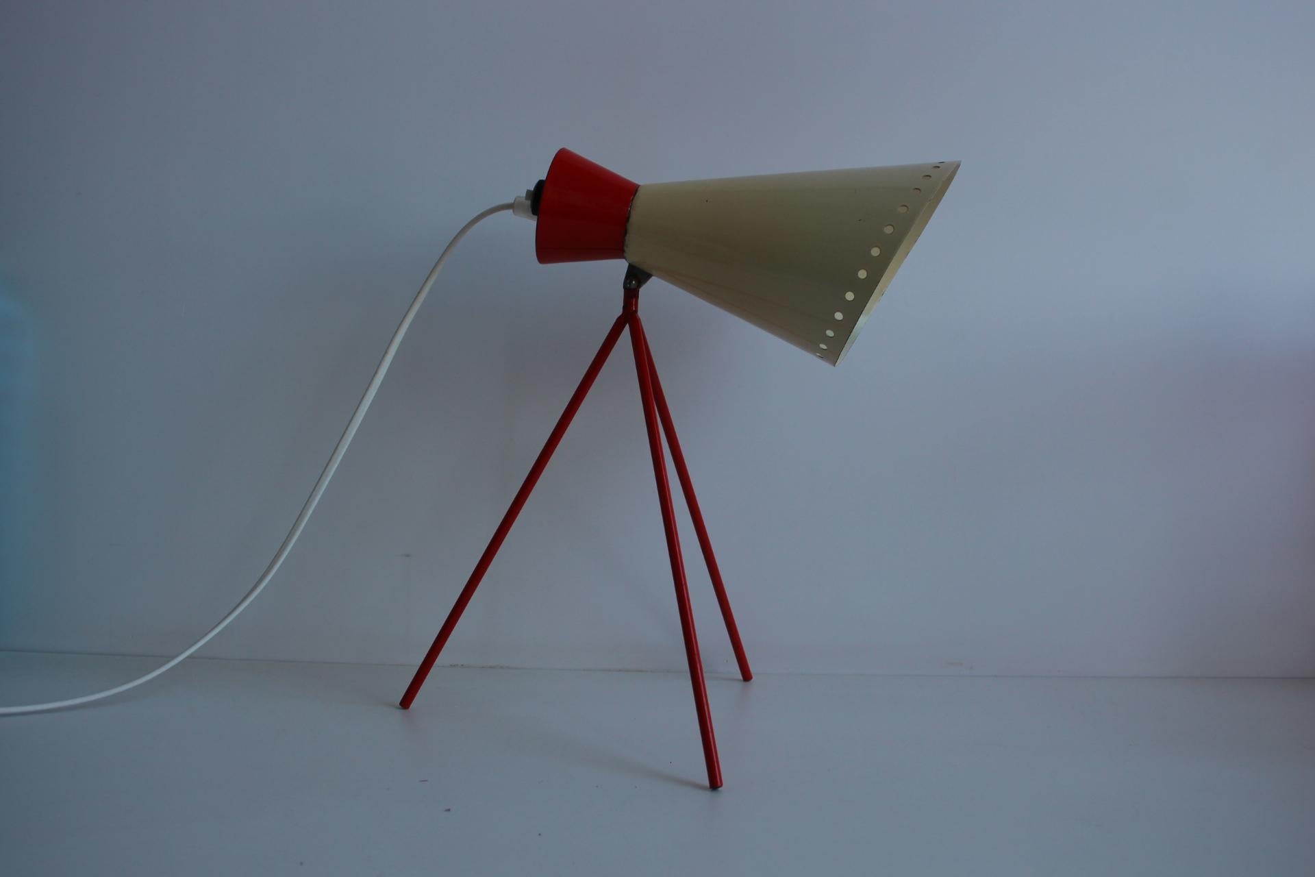 Mid-Century Modern Vintage Table Lamp, model 1618/NAPAKO, Josef Hůrka, 1950's. For Sale