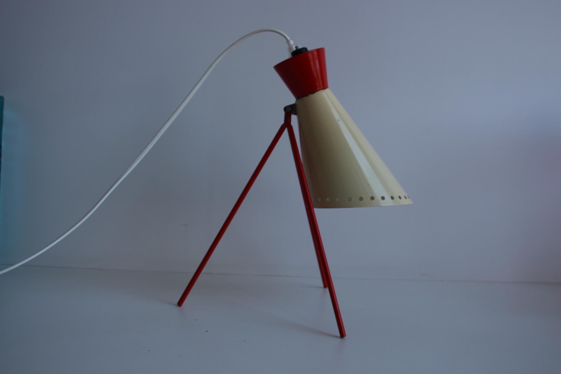 Vintage Table Lamp, model 1618/NAPAKO, Josef Hůrka, 1950's. In Fair Condition For Sale In Praha, CZ