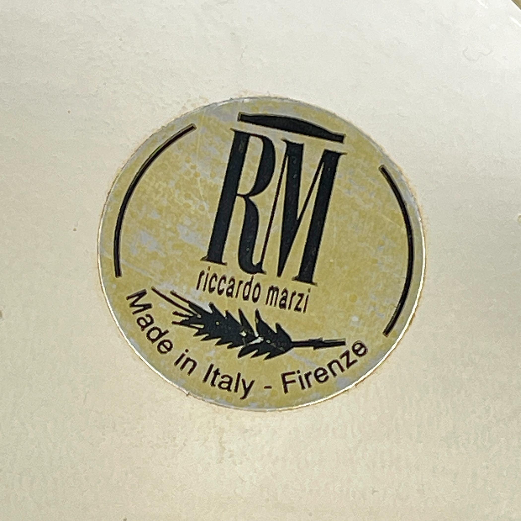 Lampe de table paon Riccardo Marzi RM fabriquée en Italie - Firenze, années 1980 en vente 2