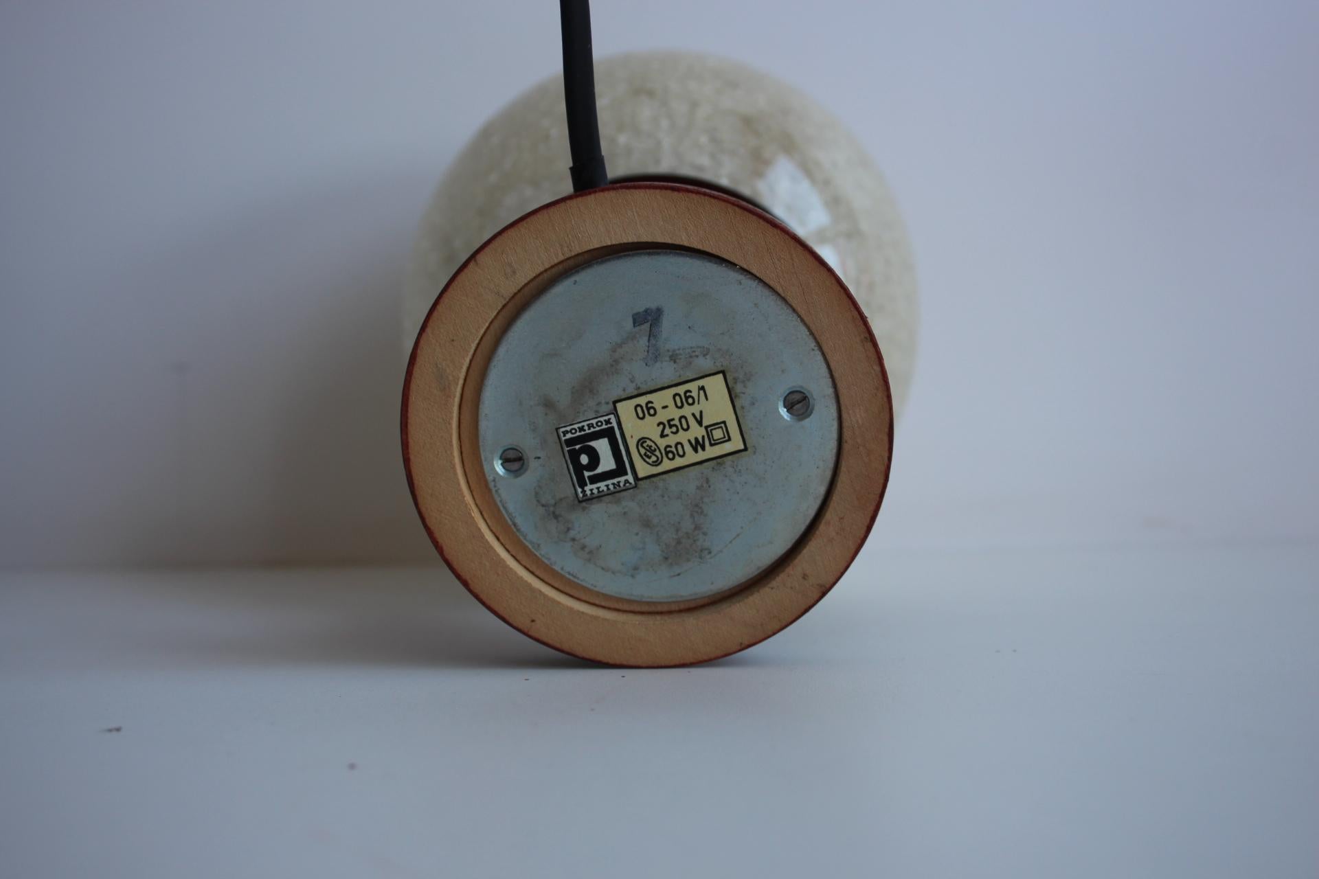 Vintage Tischlampe/ Pokrok Žilina, 1960er Jahre. im Angebot 4