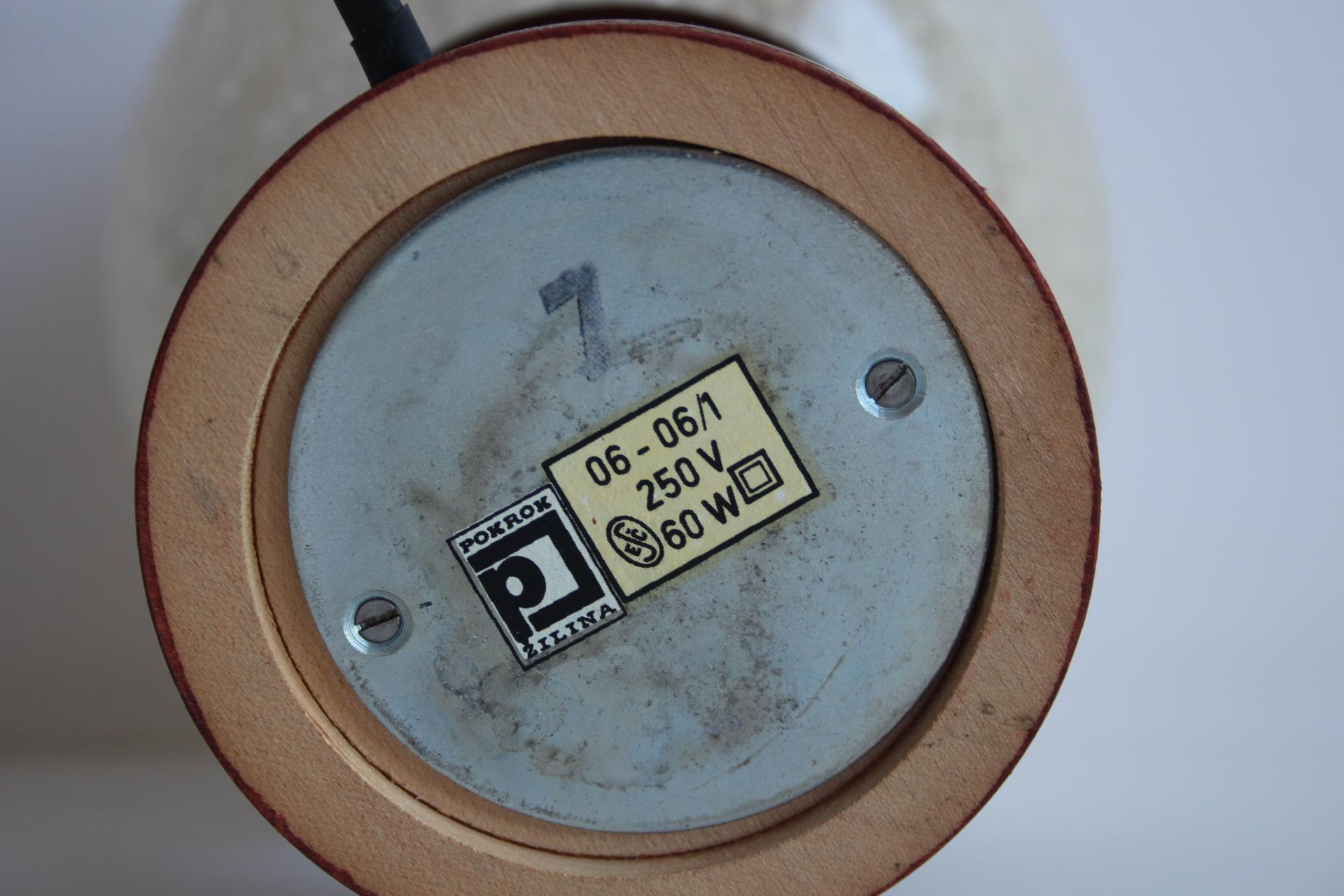 Vintage Tischlampe/ Pokrok Žilina, 1960er Jahre. im Angebot 5