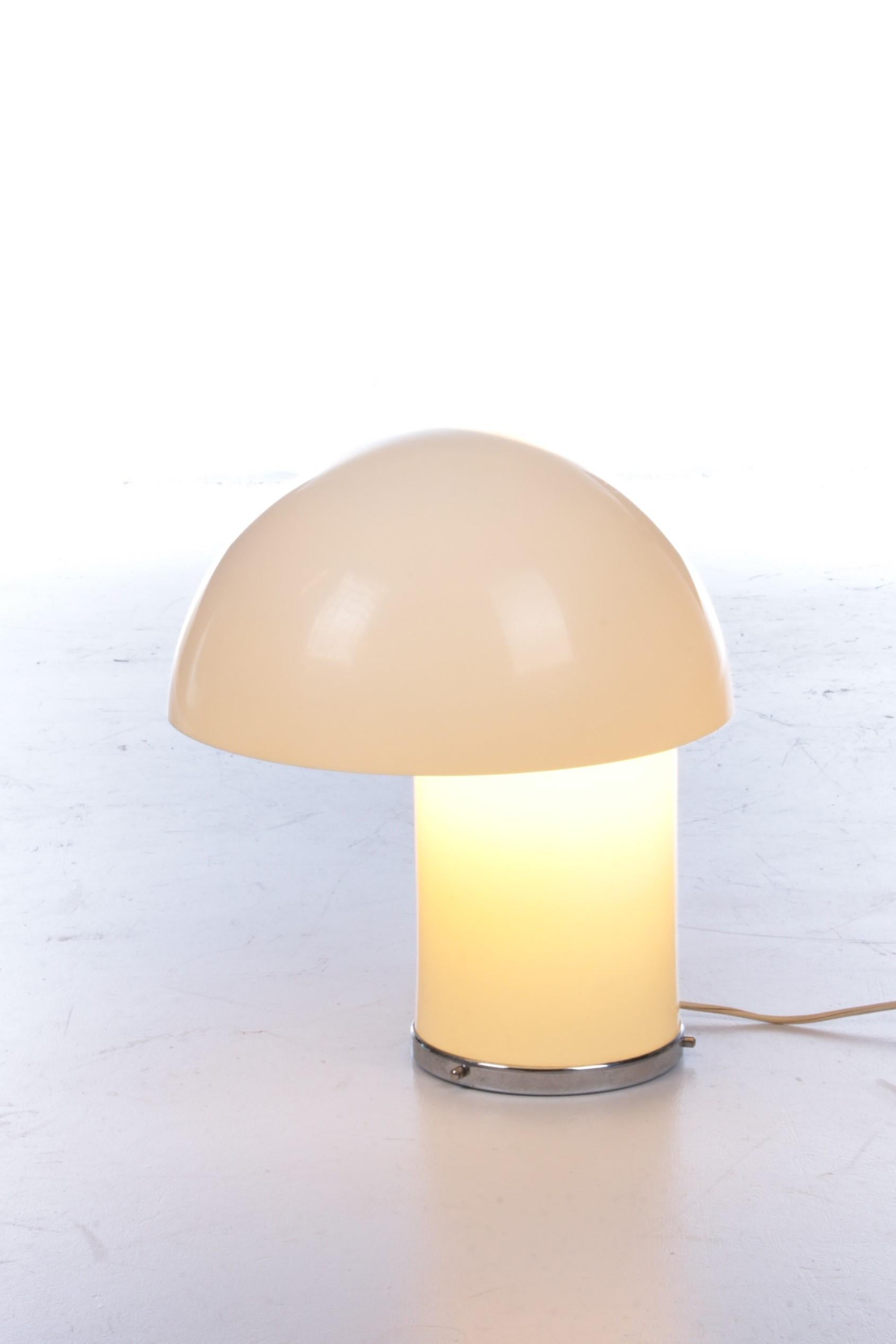 Vintage Table Lamp Verner Panton for Collezioni Longato Padova Model Leila In Good Condition In Oostrum-Venray, NL