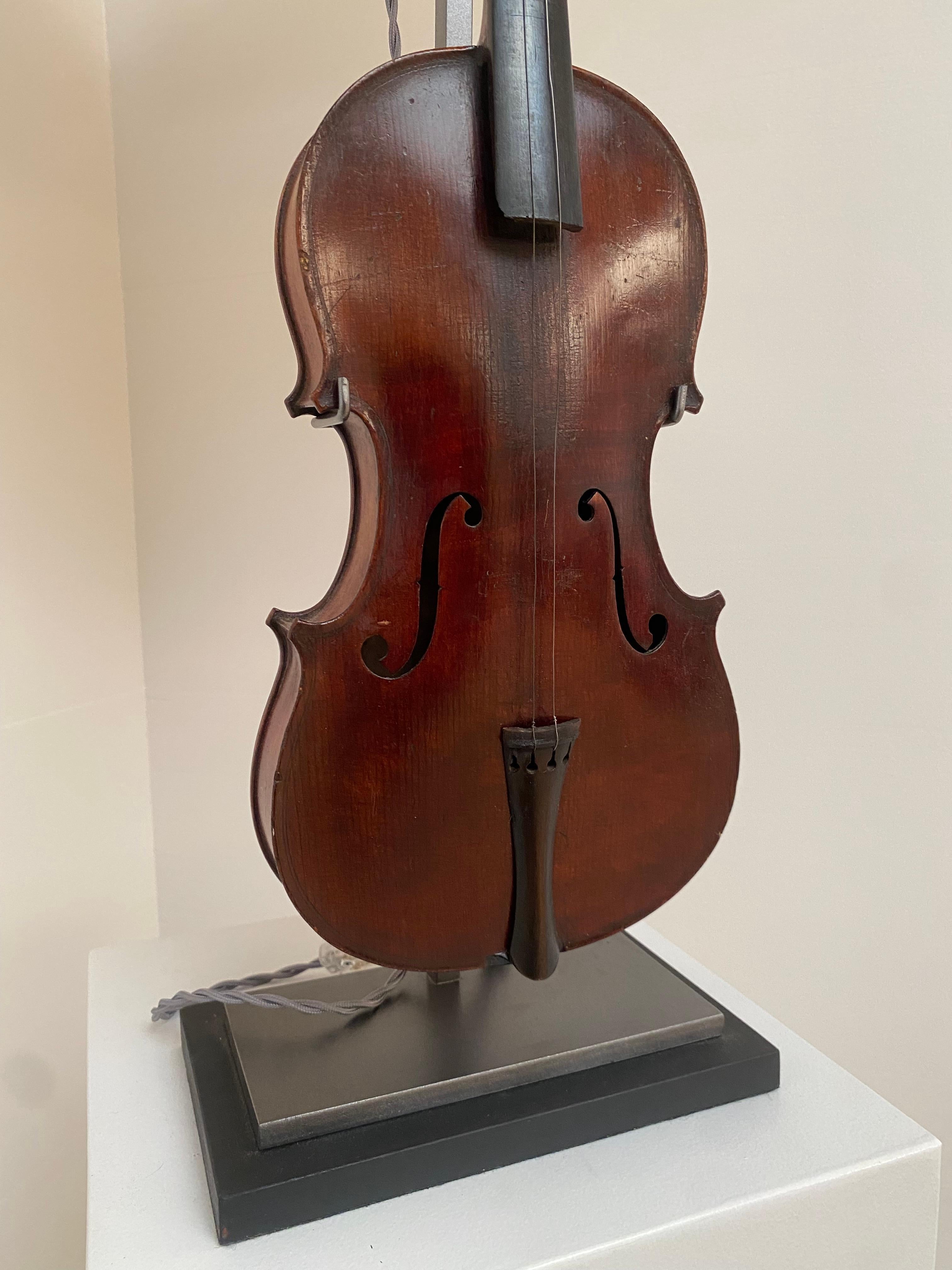 Vintage Table Lamp , Violin For Sale 5