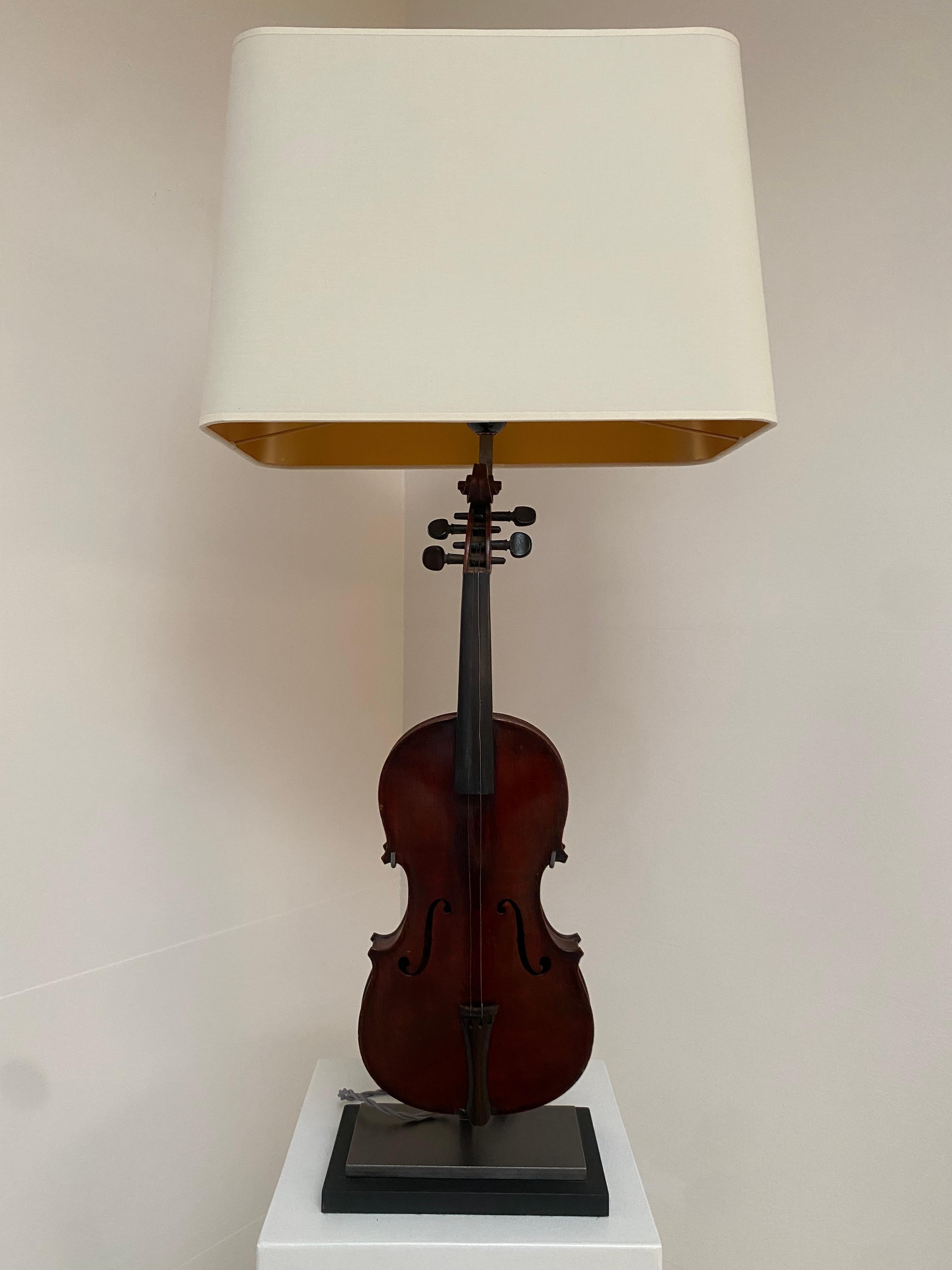 Vintage Table Lamp , Violin For Sale 1