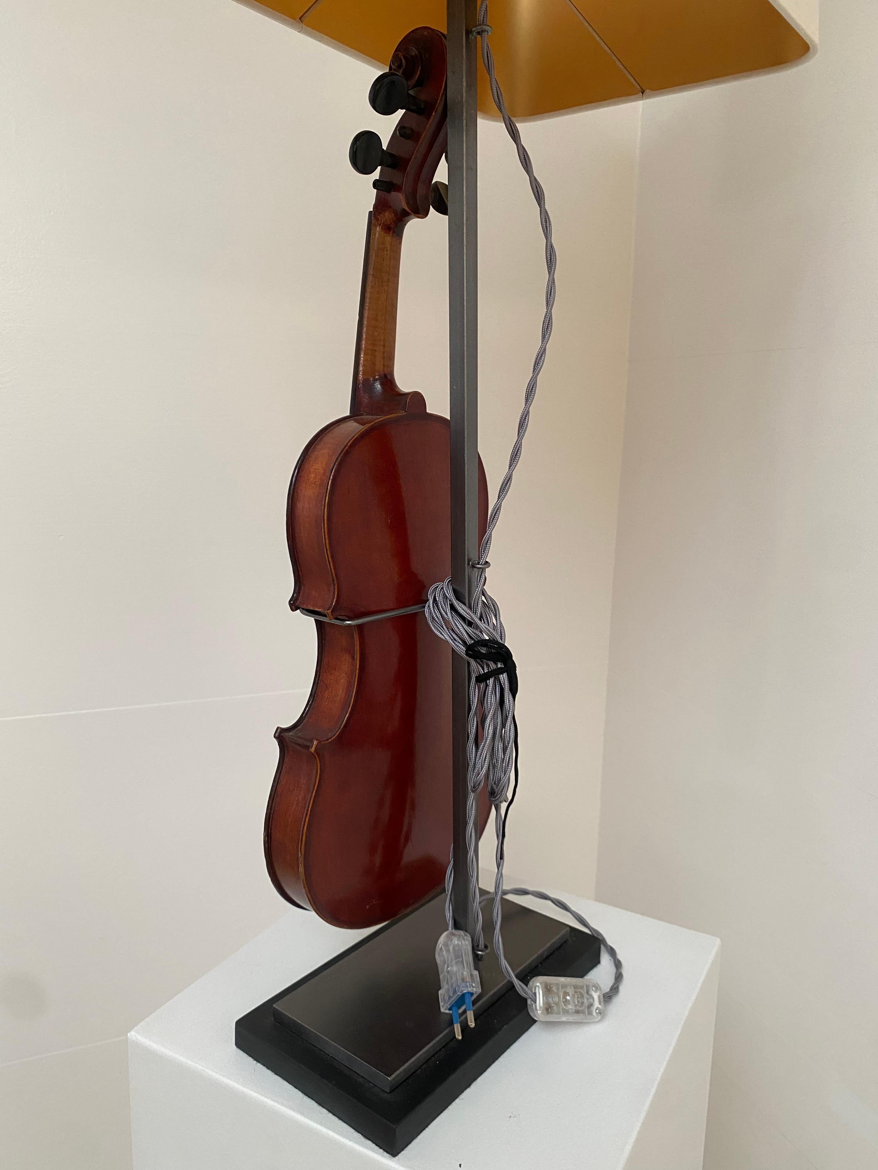 Vintage Table Lamp , Violin For Sale 2