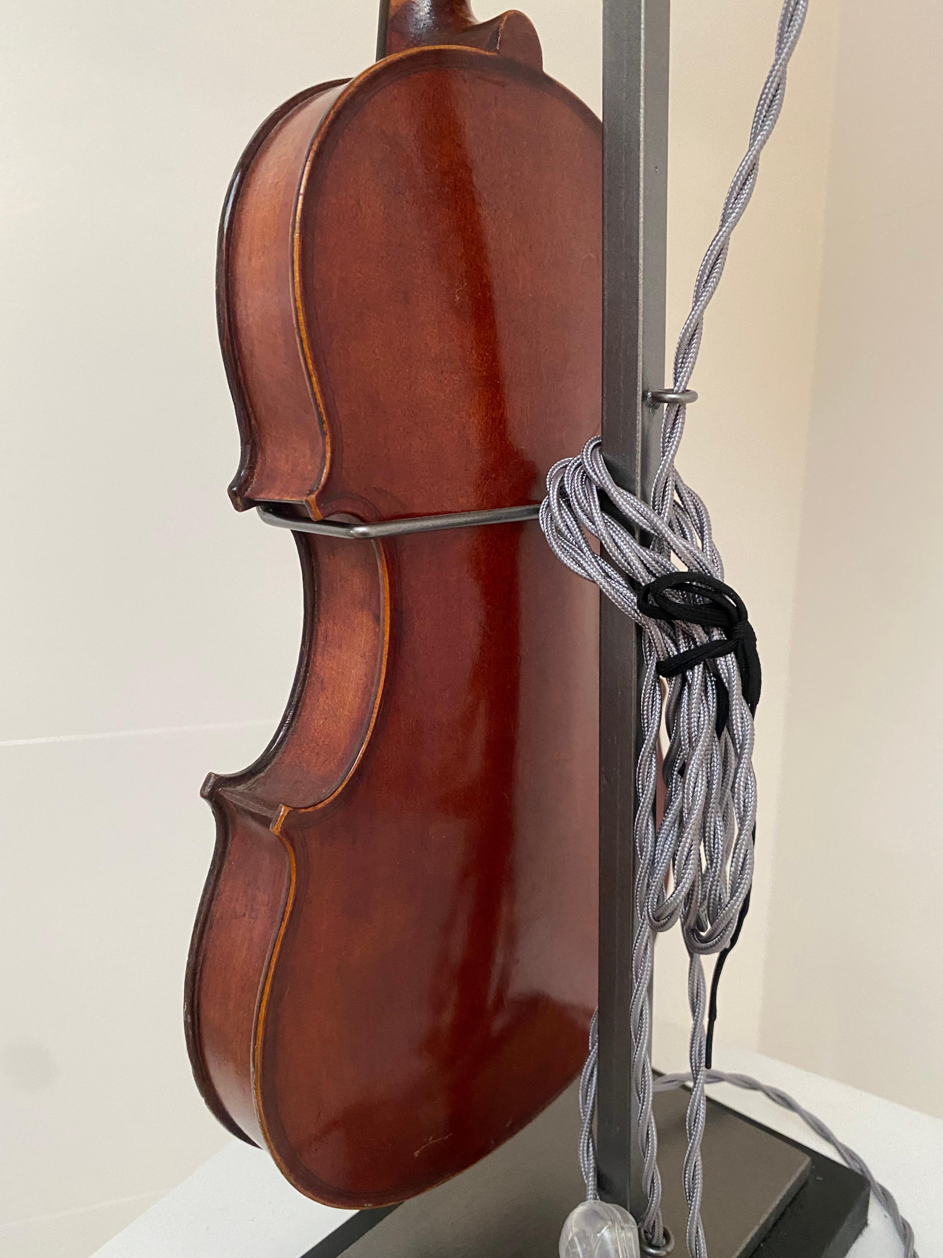 Vintage Table Lamp , Violin For Sale 3