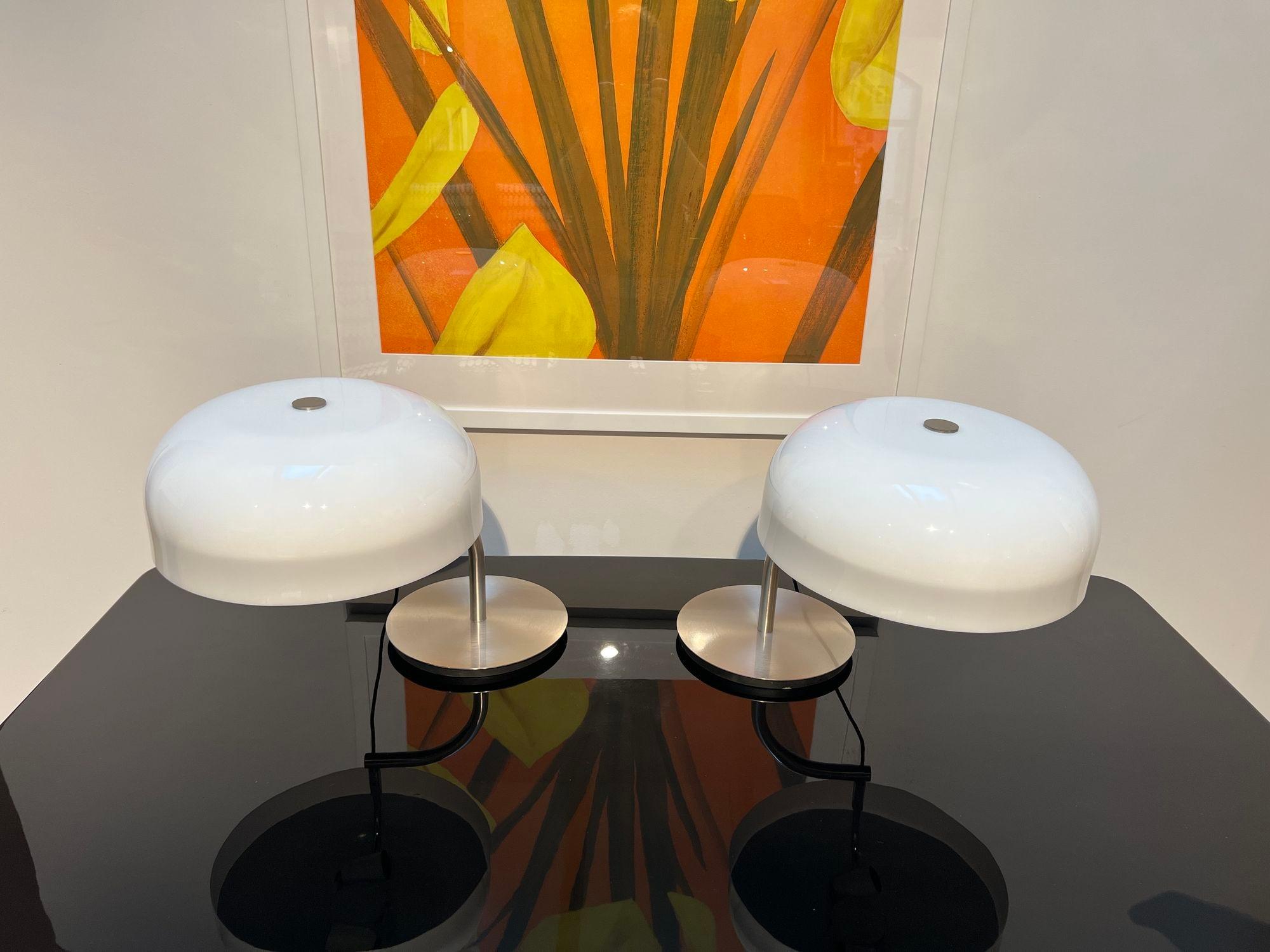 Vintage Table Lamps by Giotto Stoppino for Valenti Luce, Italy circa 1975 3