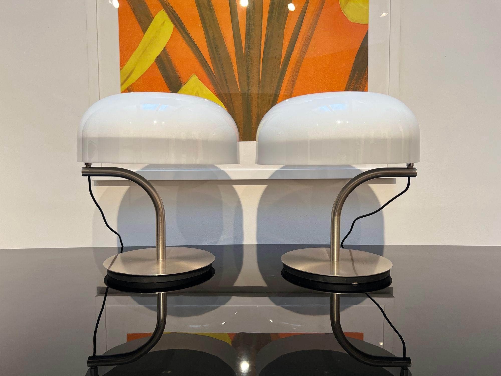 Vintage Table Lamps by Giotto Stoppino for Valenti Luce, Italy circa 1975 5