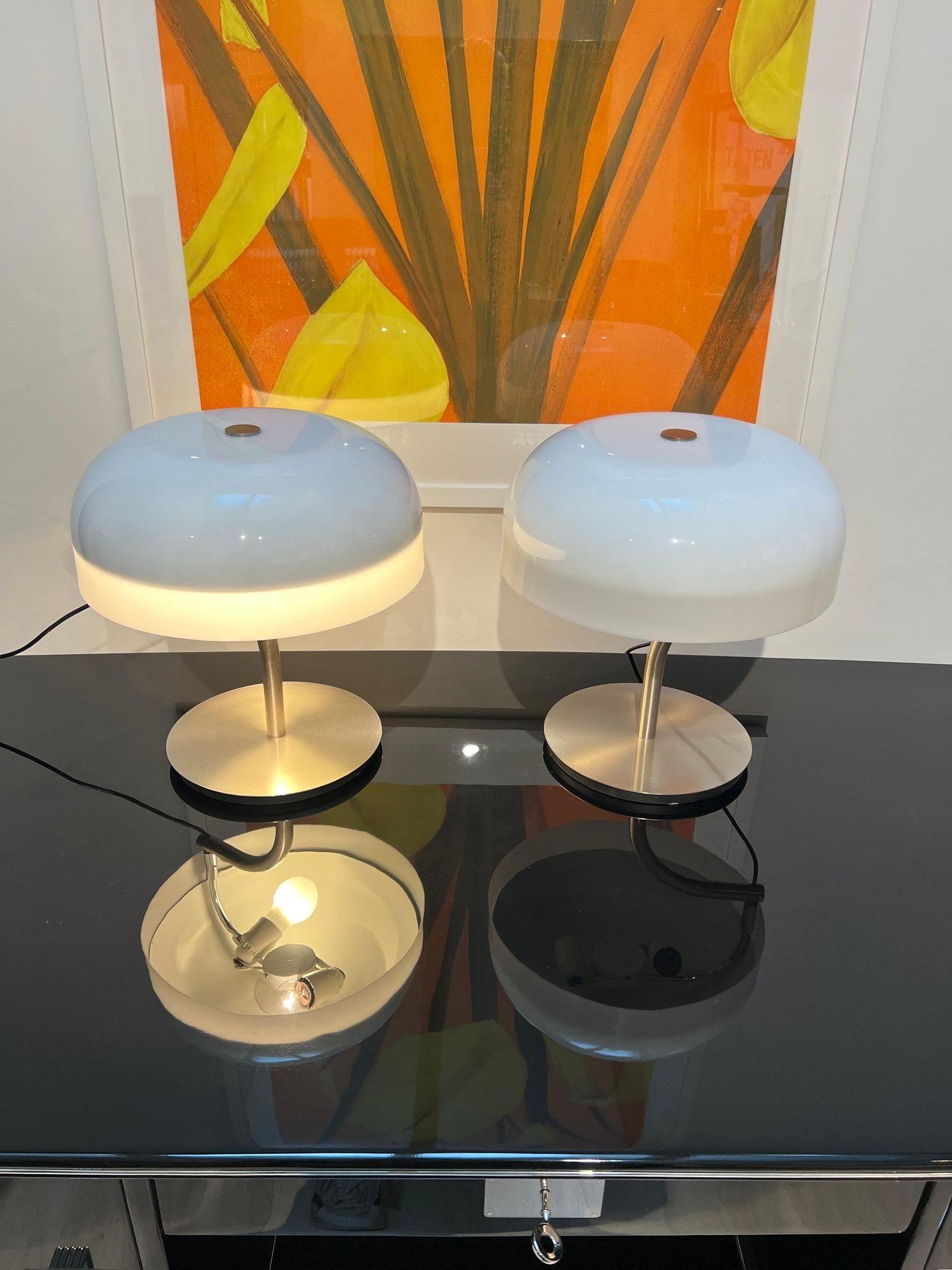 Modern Vintage Table Lamps by Giotto Stoppino for Valenti Luce, Italy circa 1975