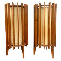 Vintage Table Lamps by Ib Fabiansen for Fog & Mørup, a Pair
