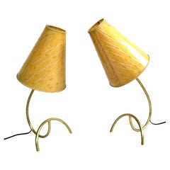 Lampade da tavolo vintage di Rupert Nikoll, set da 2