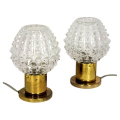 Lampes de table vintage Kamenicky Senov, 1970, lot de 2