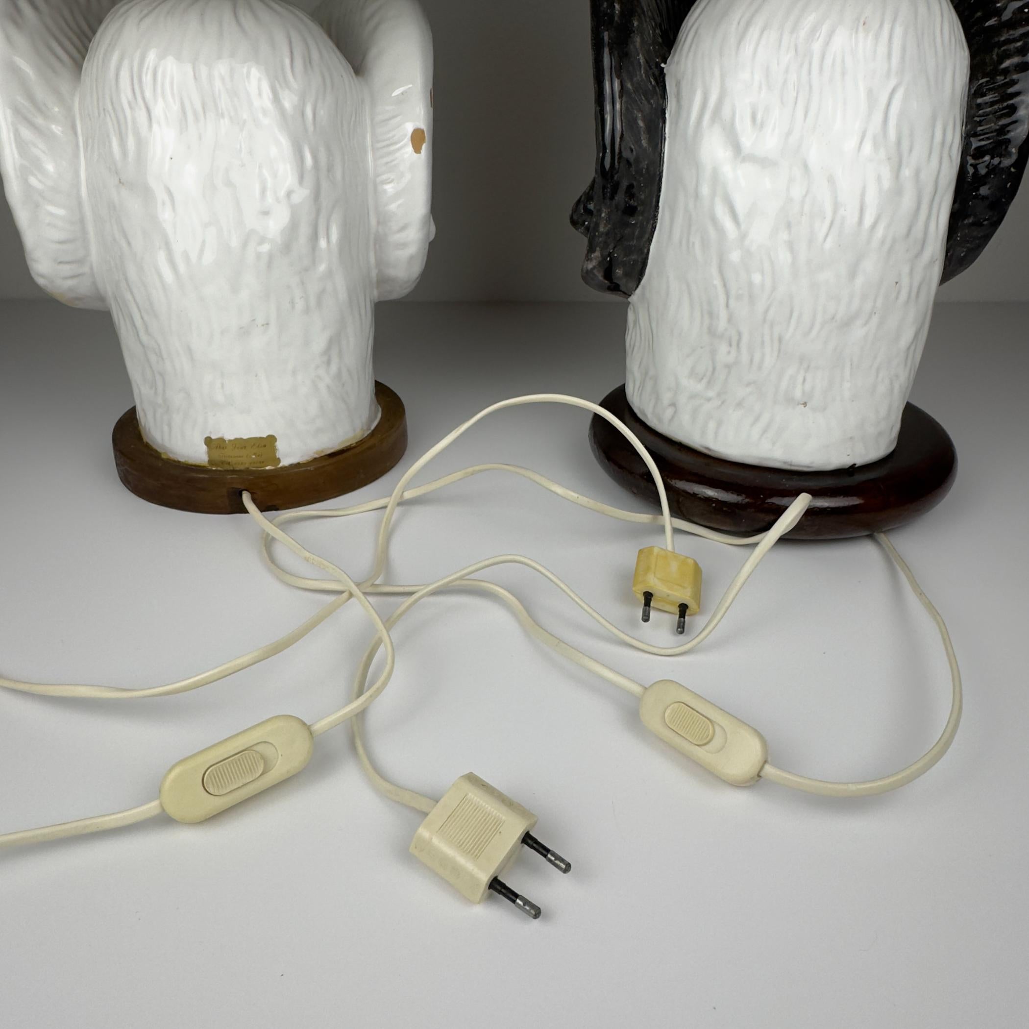 Lampes de table vintage Ram Head, Italie 1970 Lot de 2 en vente 5