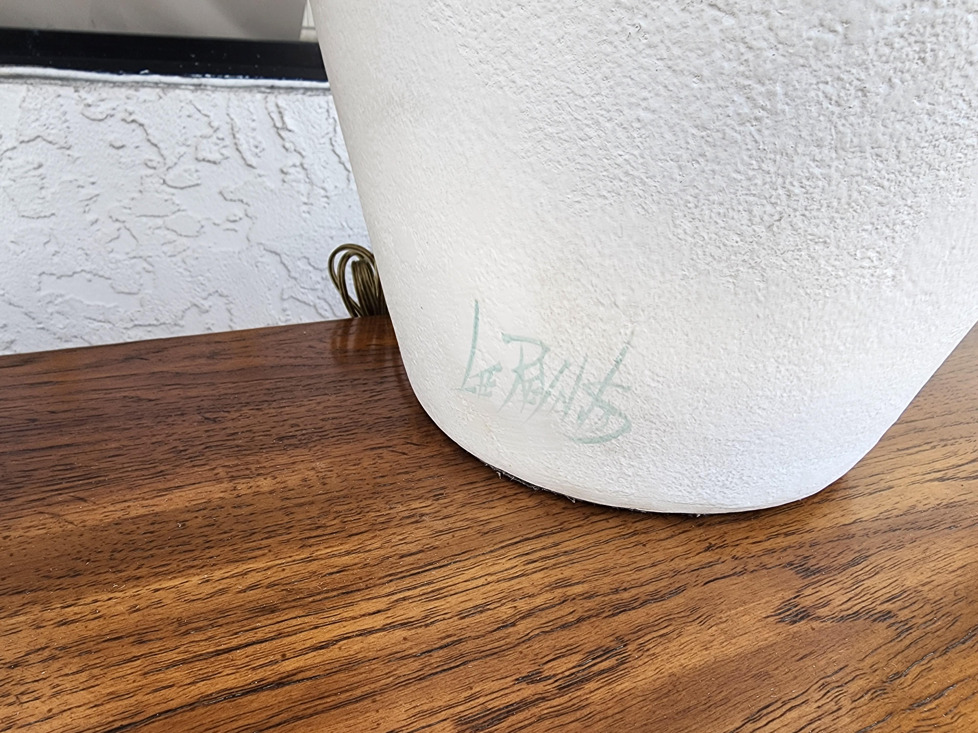 Lampes de table vintage signées LEE REYNOLDS Bon état - En vente à Lake Worth, FL
