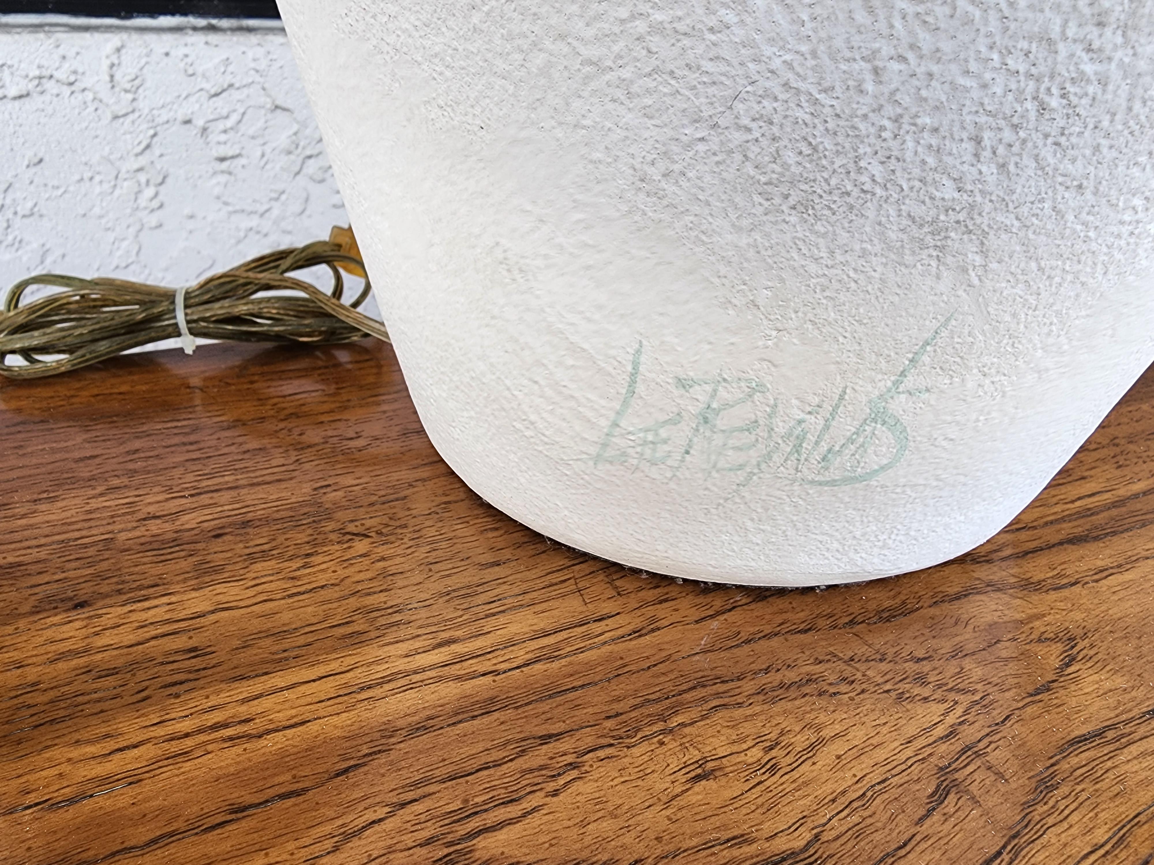 Fin du 20e siècle Lampes de table vintage signées LEE REYNOLDS en vente