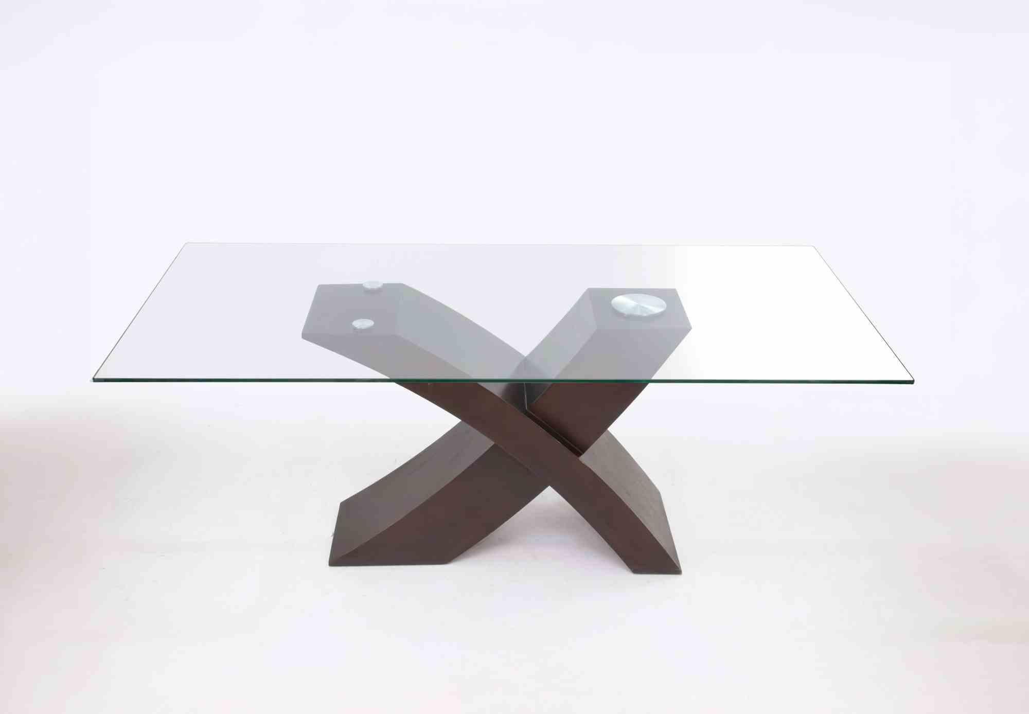 Vintage Table Mod. Bless in walnut and tempered glass.

Very good condition.