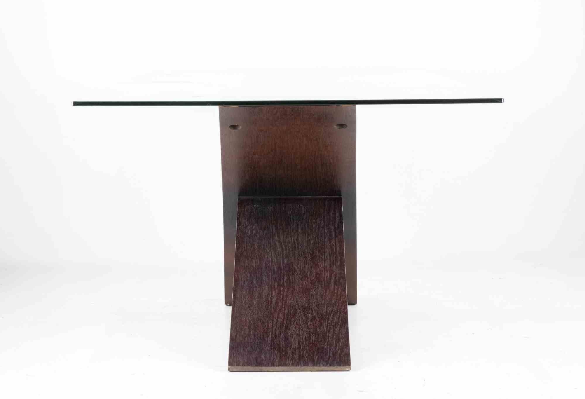 Glass Vintage Table Mod. Bless, 1990 For Sale