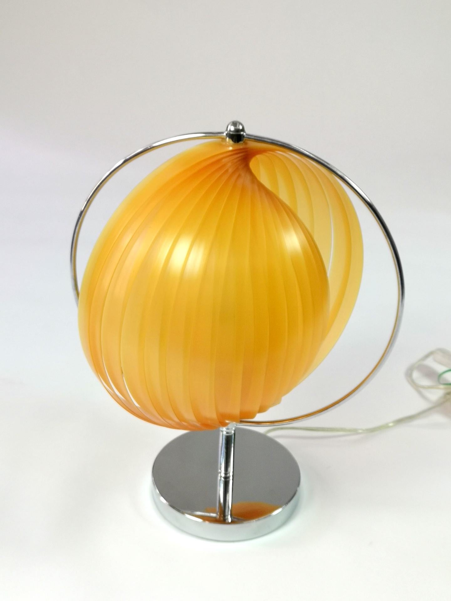 Vintage Table Moon Lamp Kare Design Space Age Vernon Panton Style 2