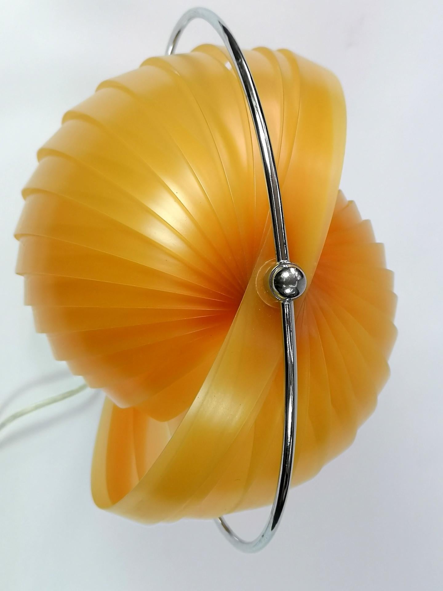 Vintage table moon lamp Kare Design Space Age Vernon Panton Style.