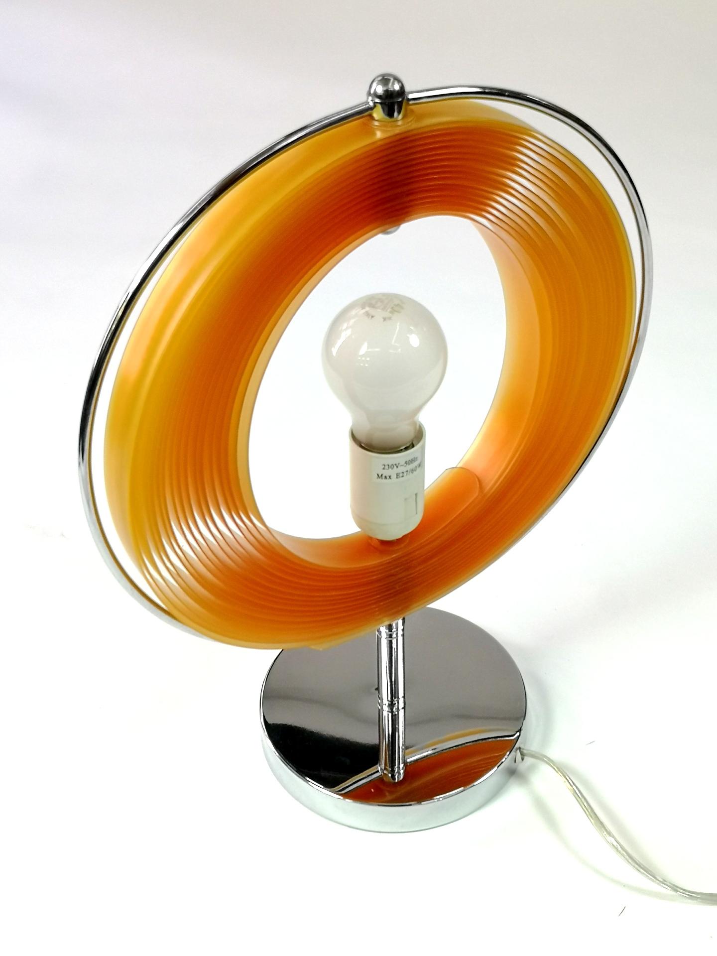 Late 20th Century Vintage Table Moon Lamp Kare Design Space Age Vernon Panton Style