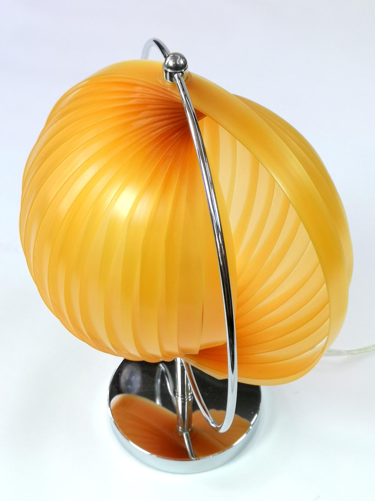 Steel Vintage Table Moon Lamp Kare Design Space Age Vernon Panton Style