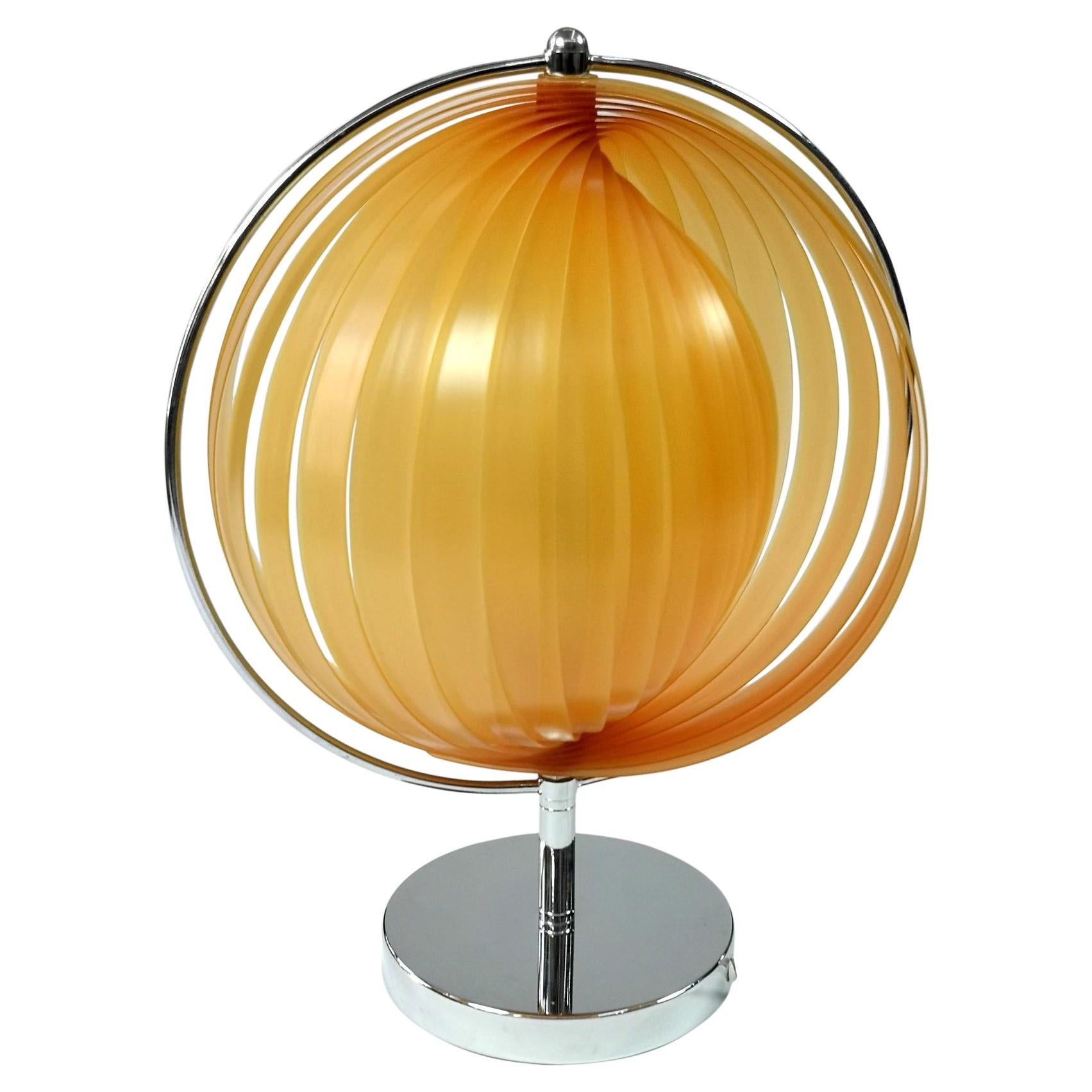 Reageren Streng retort Vintage Table Moon Lamp Kare Design Space Age Vernon Panton Style at  1stDibs | kare moon lamp, kare design moon lamp, vintage moon lamp