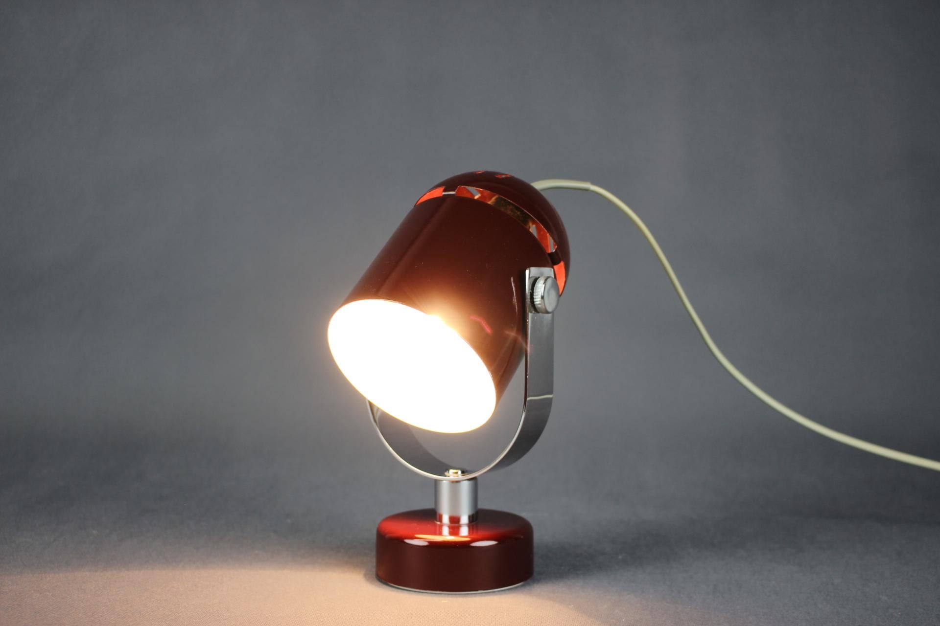 Lampada da tavolo o da parete vintage di Stanislav Indra, Cecoslovacchia, anni '70 in vendita 4