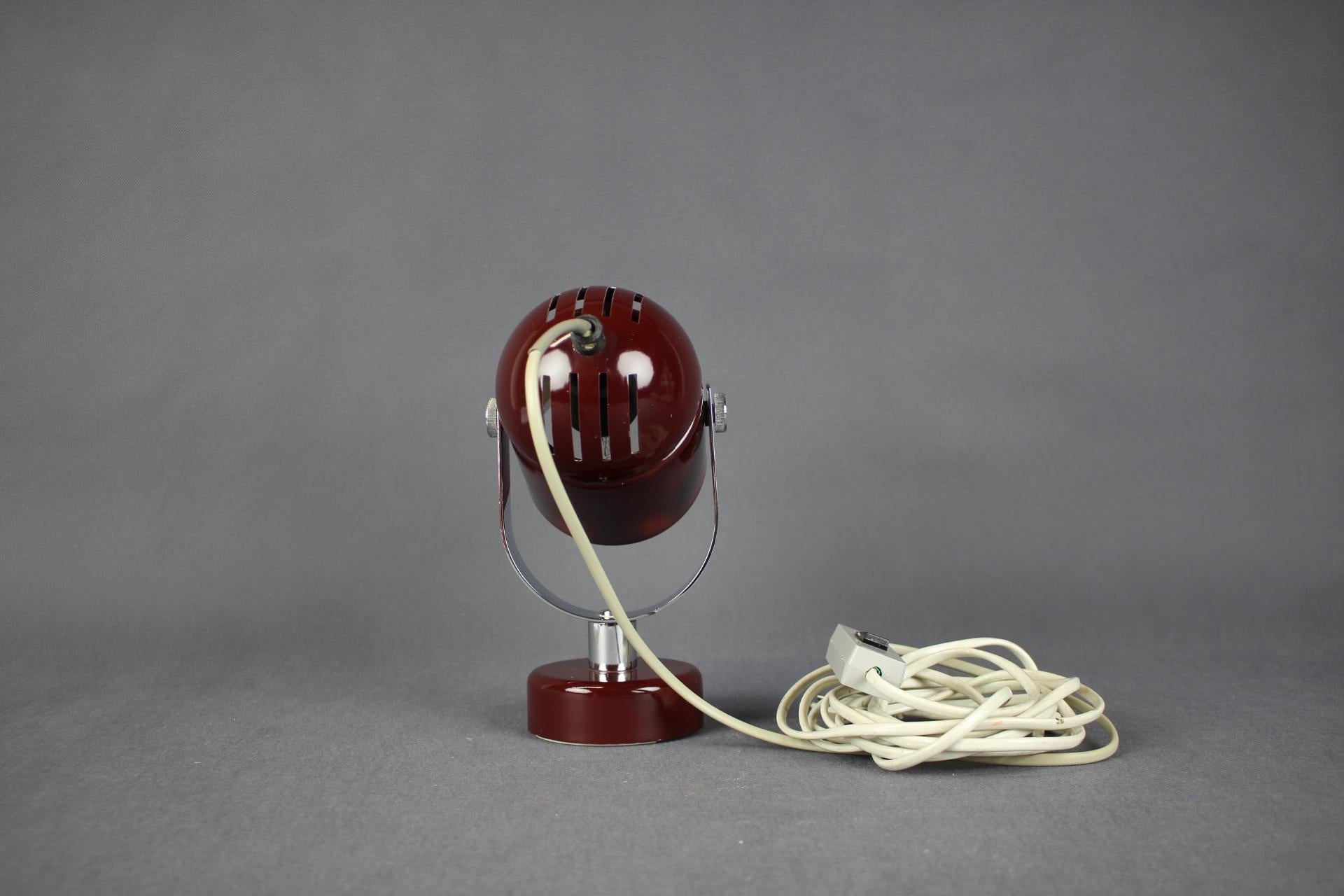 Lampada da tavolo o da parete vintage di Stanislav Indra, Cecoslovacchia, anni '70 In condizioni buone in vendita a Praha, CZ