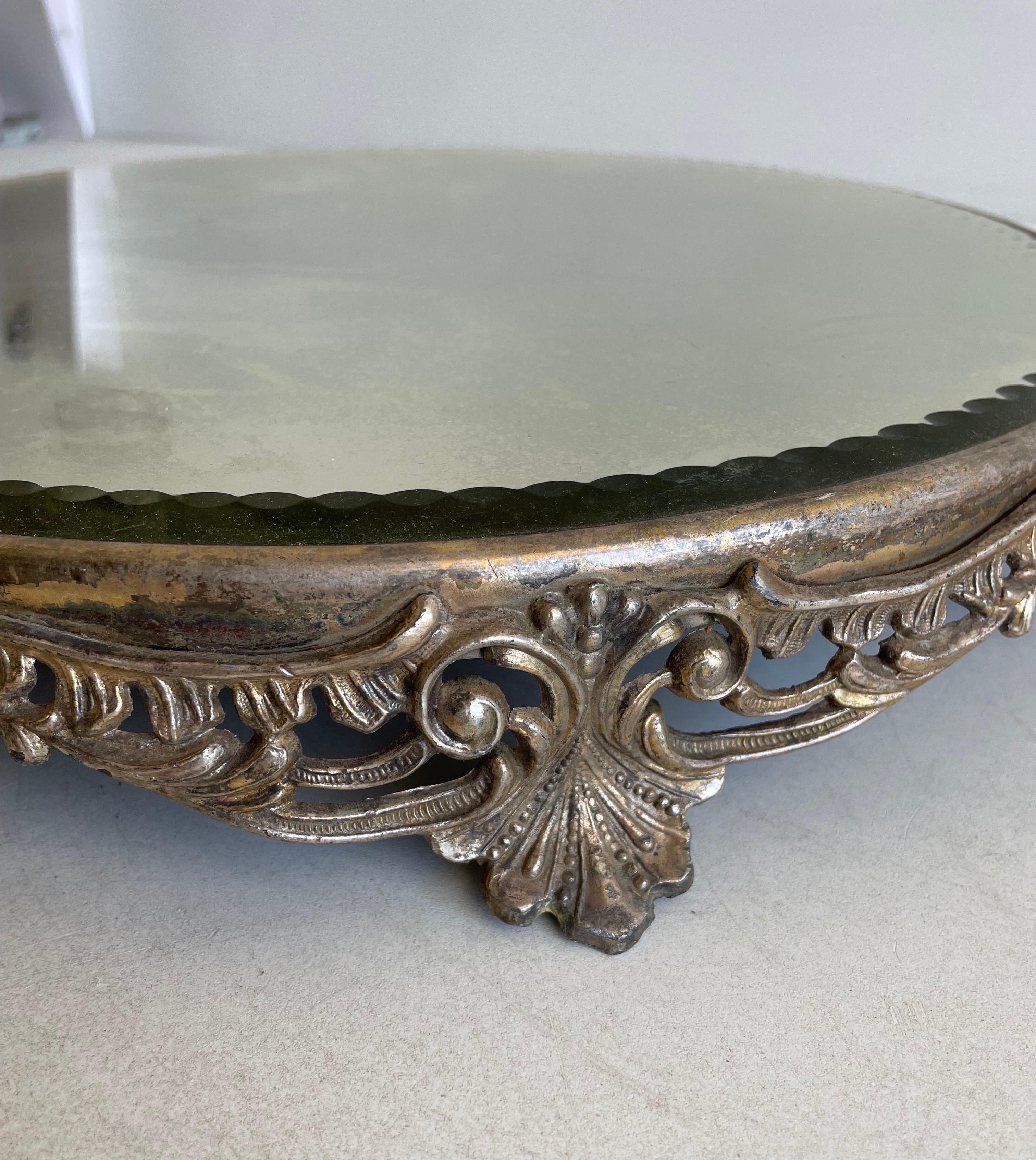20th Century Vintage Table Plateau Mirror