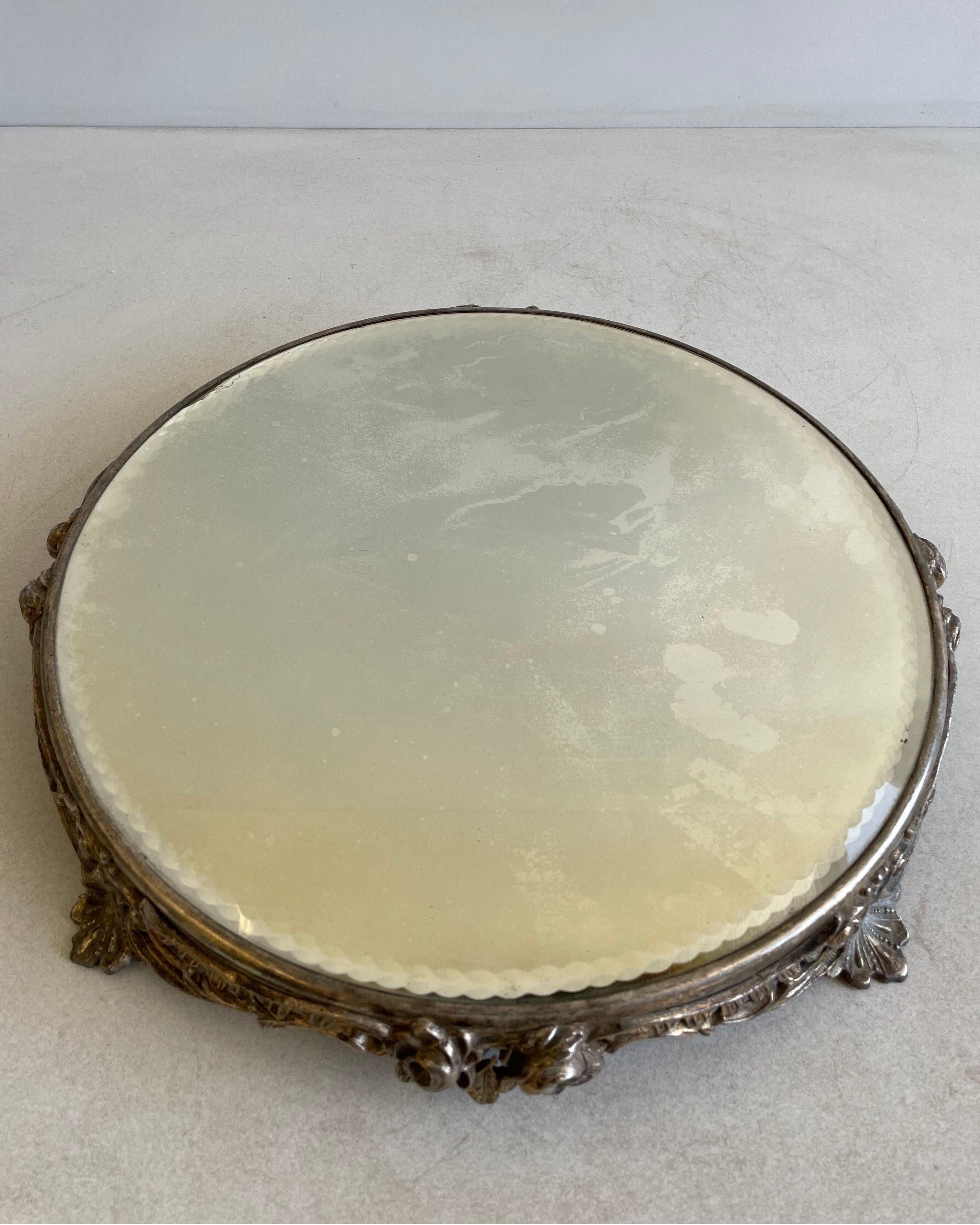 Vintage Table Plateau Mirror For Sale 1