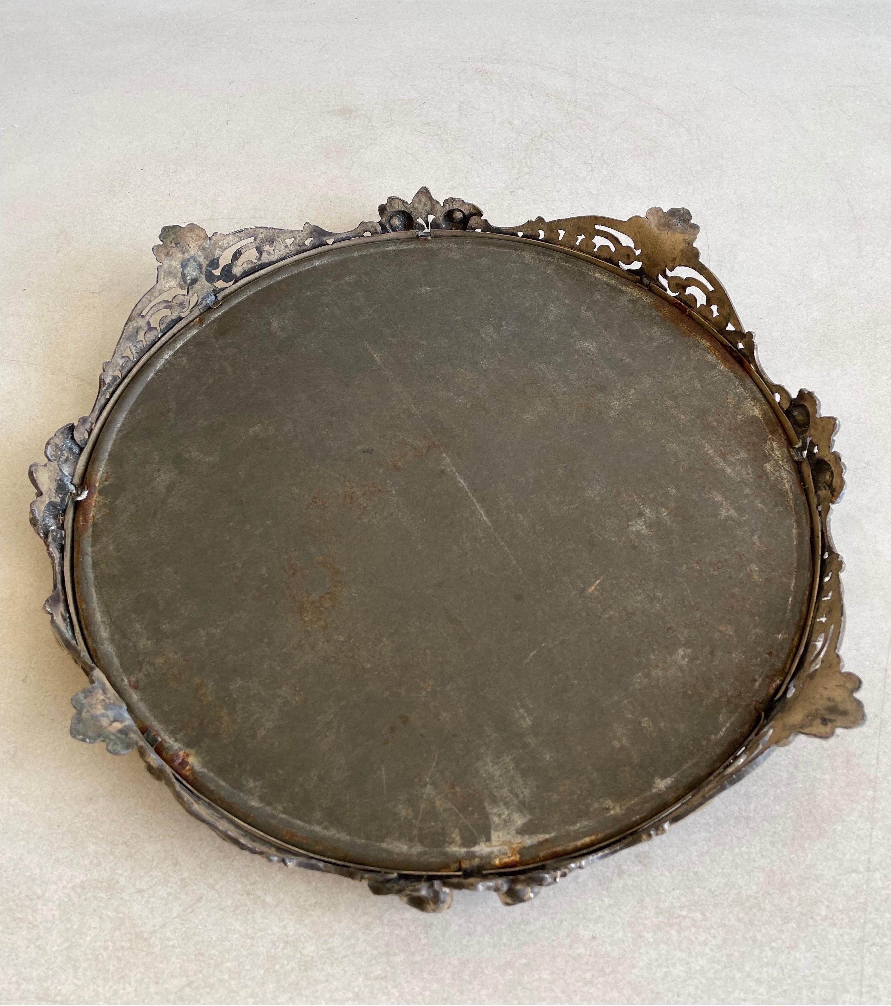 Vintage Table Plateau Mirror For Sale 2