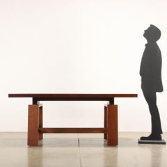 Tavolo vintage S. Coppola per Bernini Noce Italia anni '60-'70