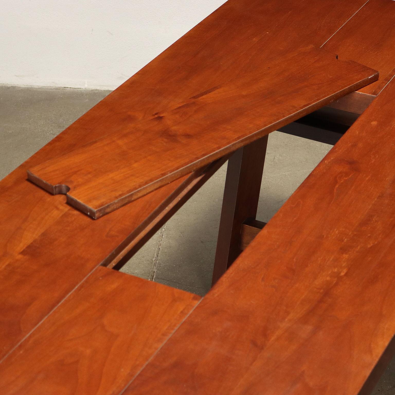 Vintage Table S. Coppola for Bernini Walnut, Italy, 60s-70s In Good Condition In Milano, IT