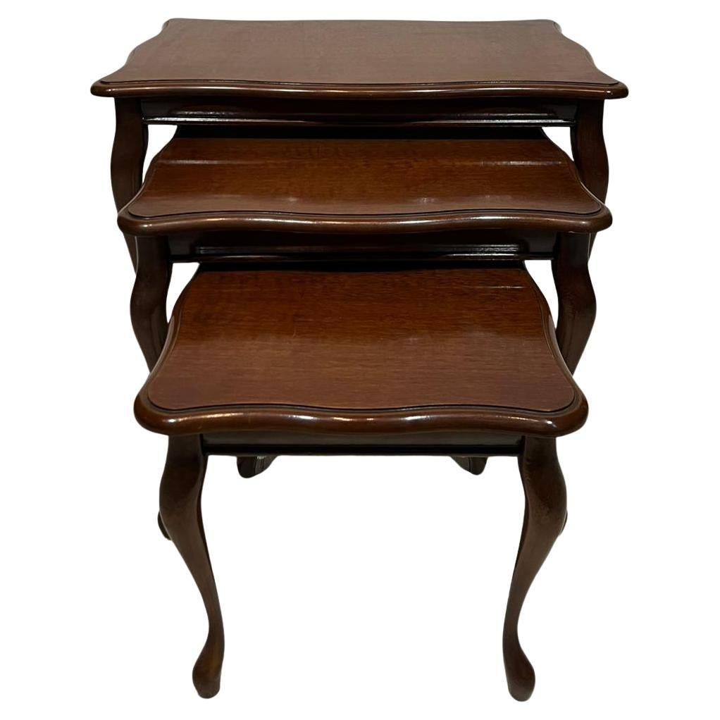 Vintage Tisch 3er Set 1960, Österreich im Zustand „Gut“ im Angebot in Wien, AT