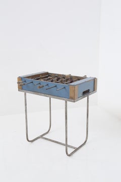 Italian Vintage Table Soccer With Three Knobs