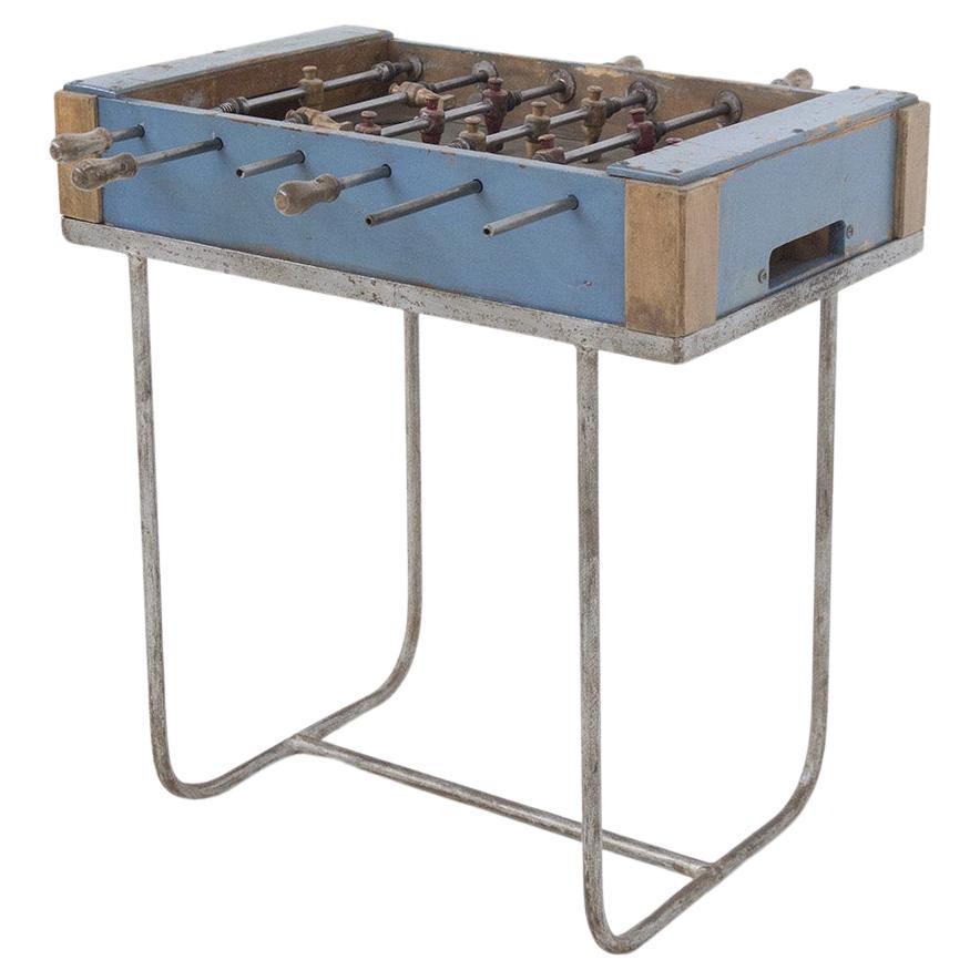 Italian Vintage Table Soccer With Three Knobs For Sale