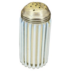 Vintage Tabletop Opaline Glass Sucker Dredge Shaker Mid-Century Modern