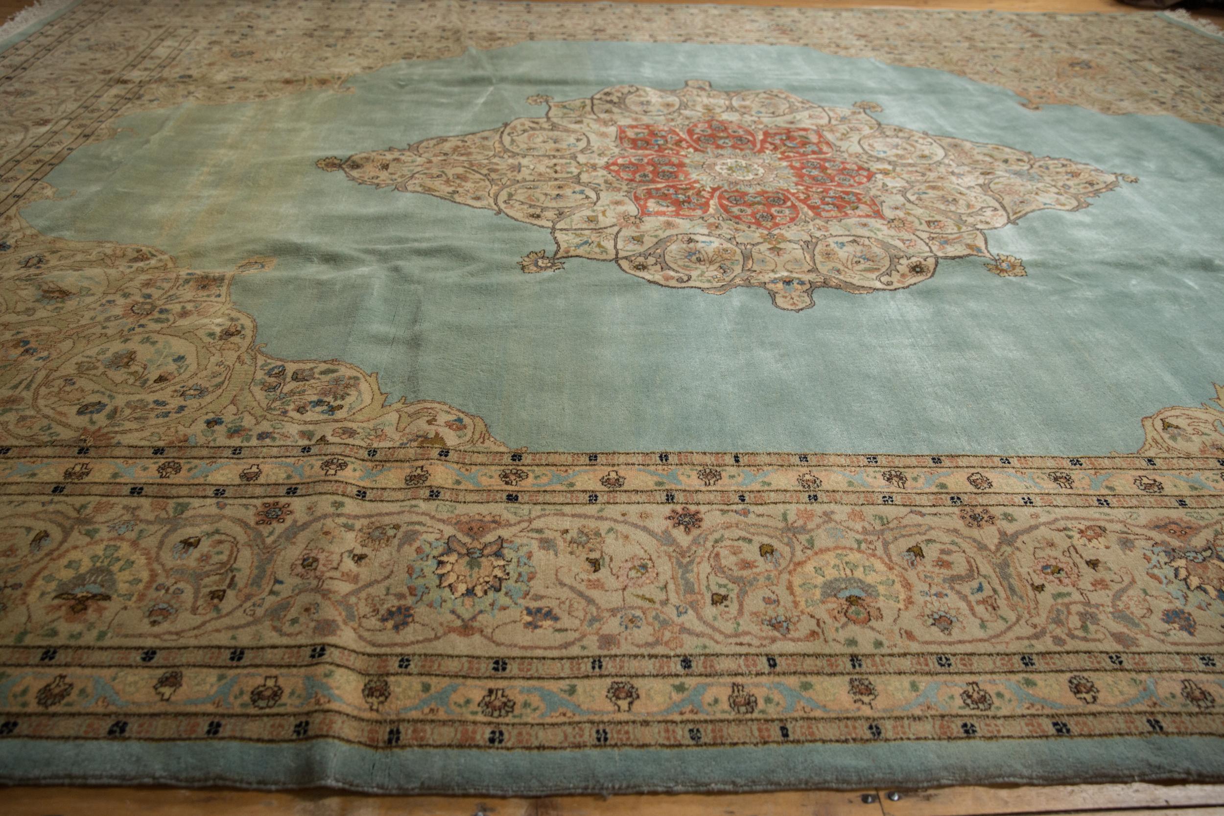 Vintage Tabriz Carpet For Sale 5