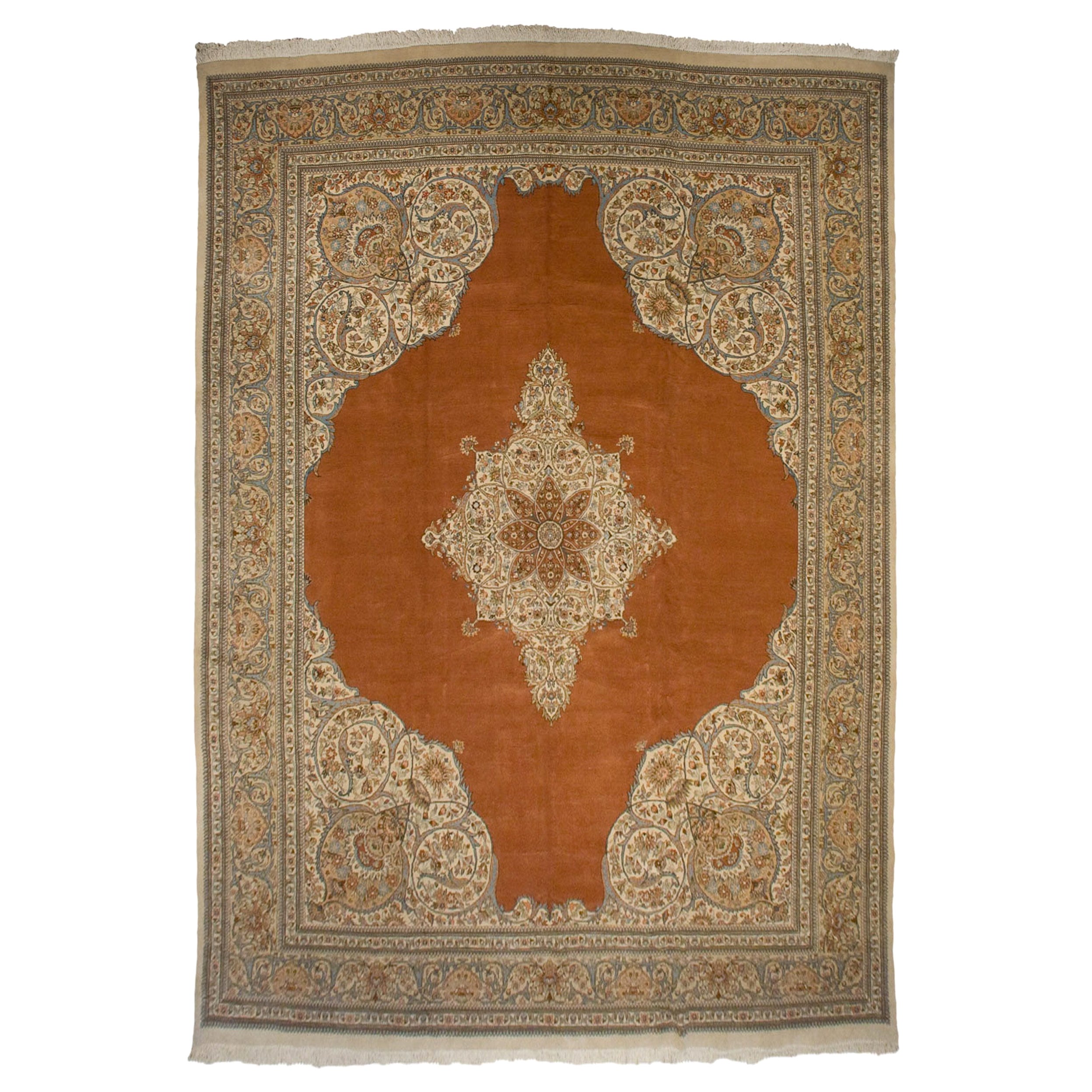 Vintage Tabriz Carpet
