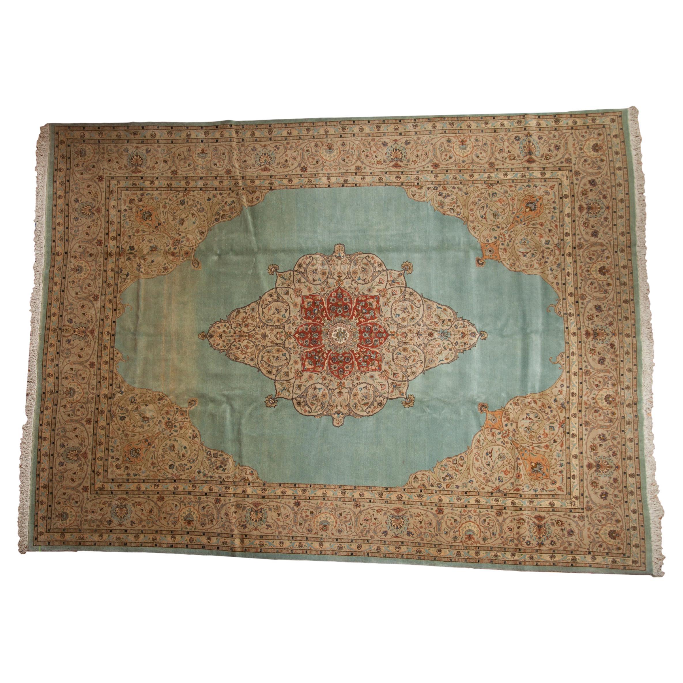 Vintage Tabriz Carpet For Sale