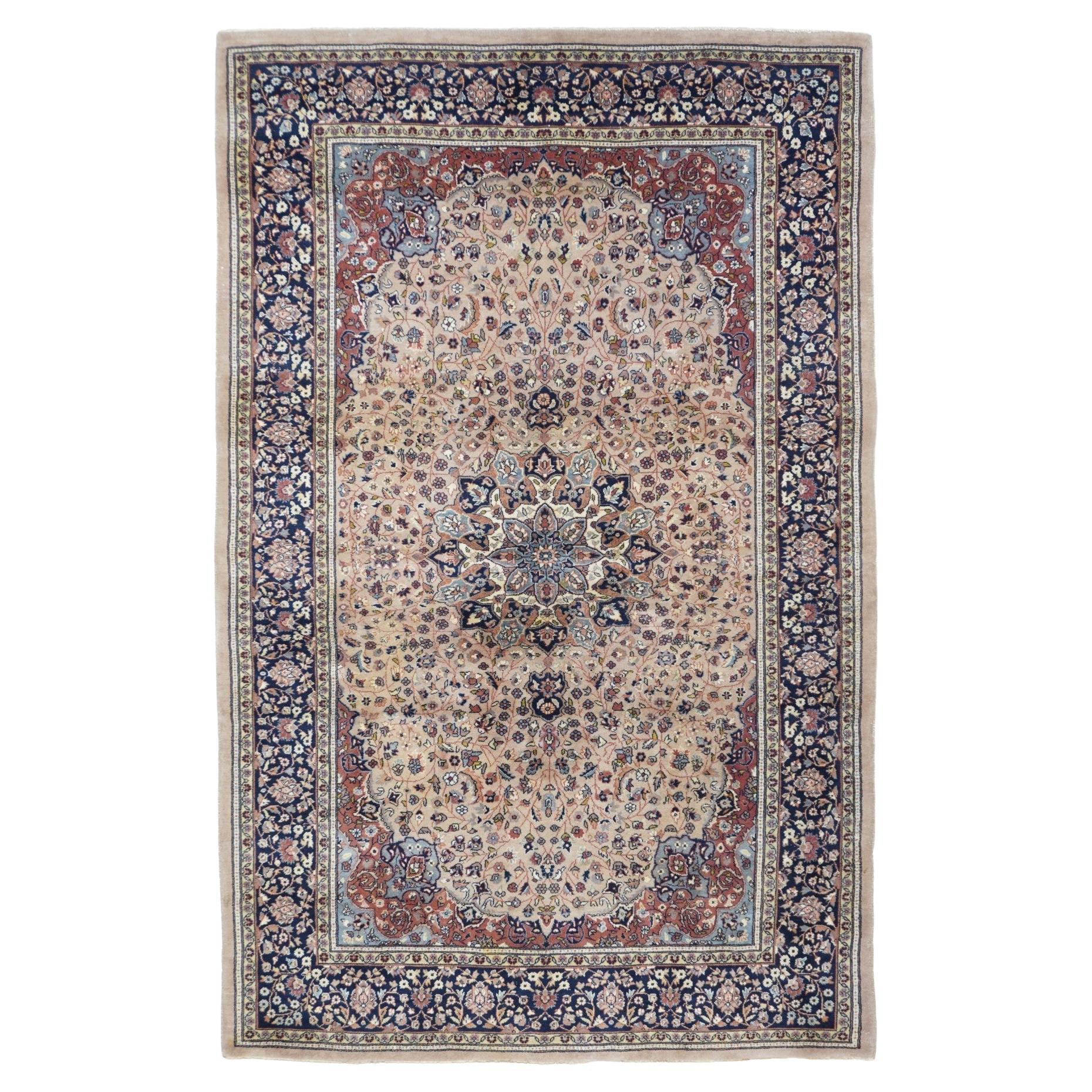 Vintage Tabriz Rug 4'6'' x 7'3''