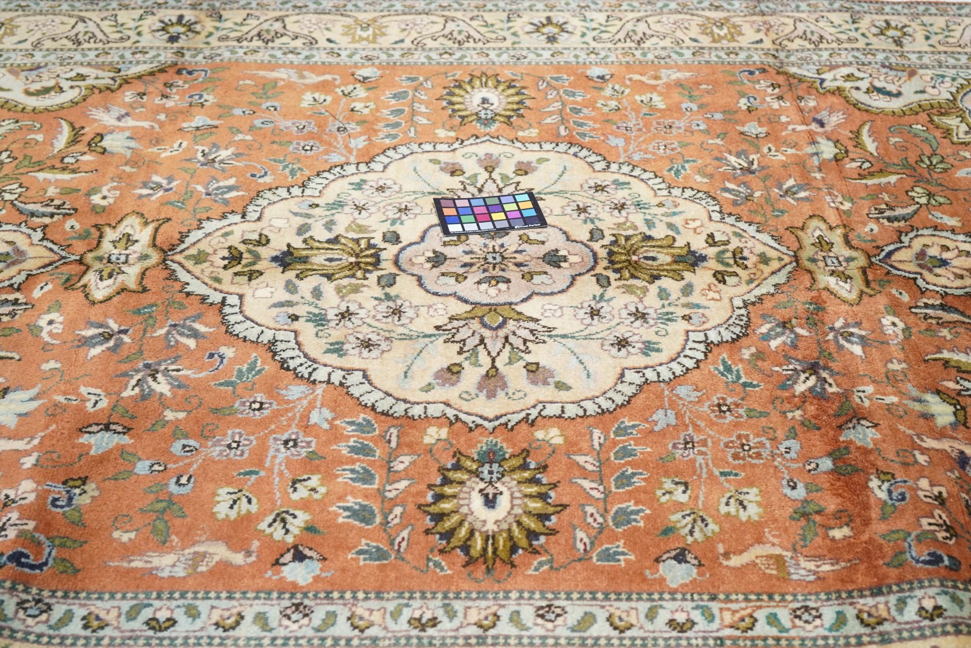 Tapis persan Tabriz vintage 6'0