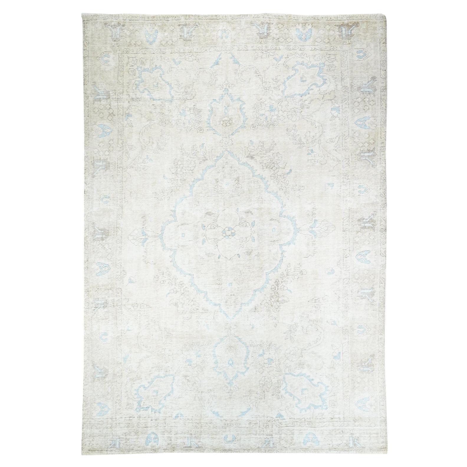 Tappeto Vintage Tabriz 6'6'' x 9'1''