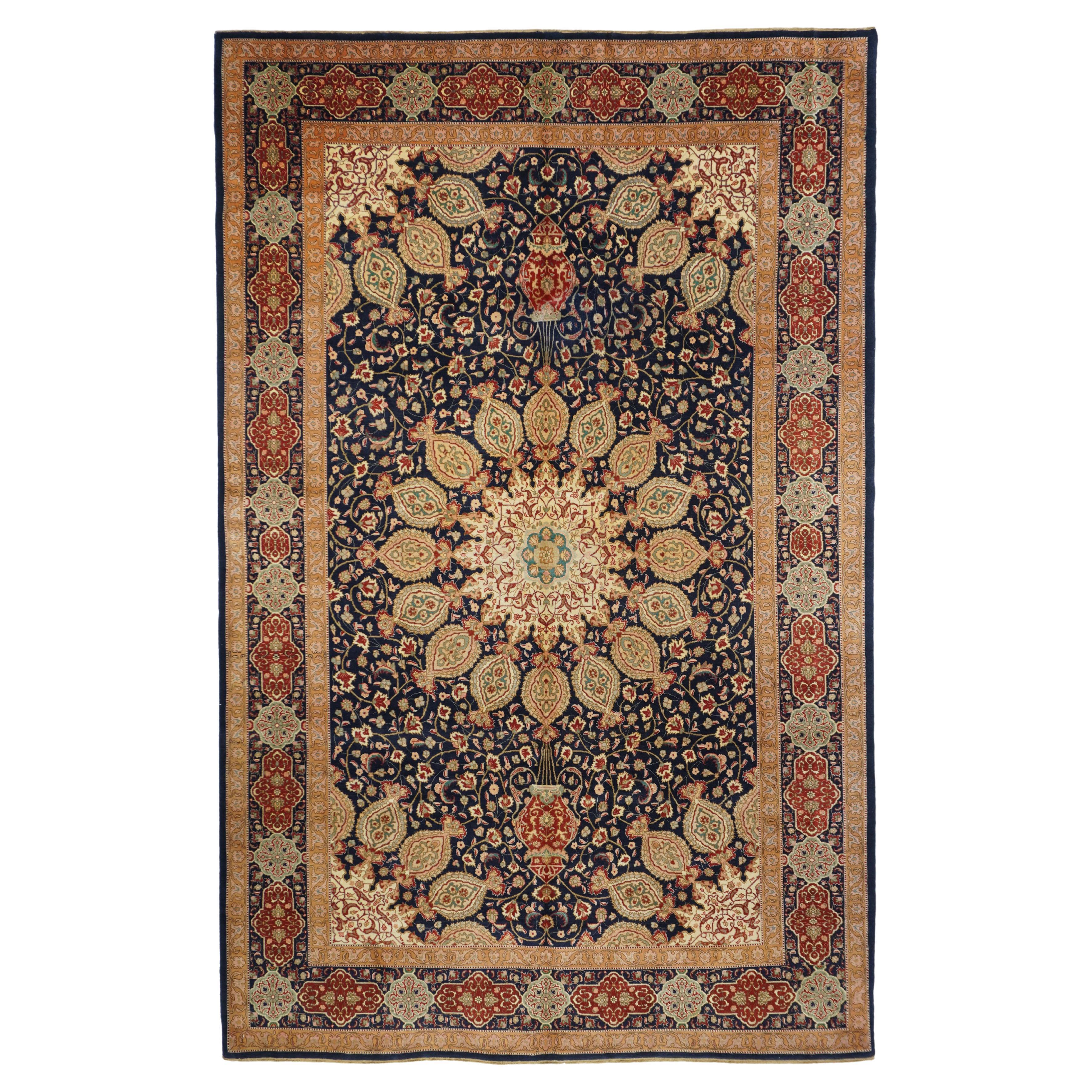 Vintage Tabriz Rug